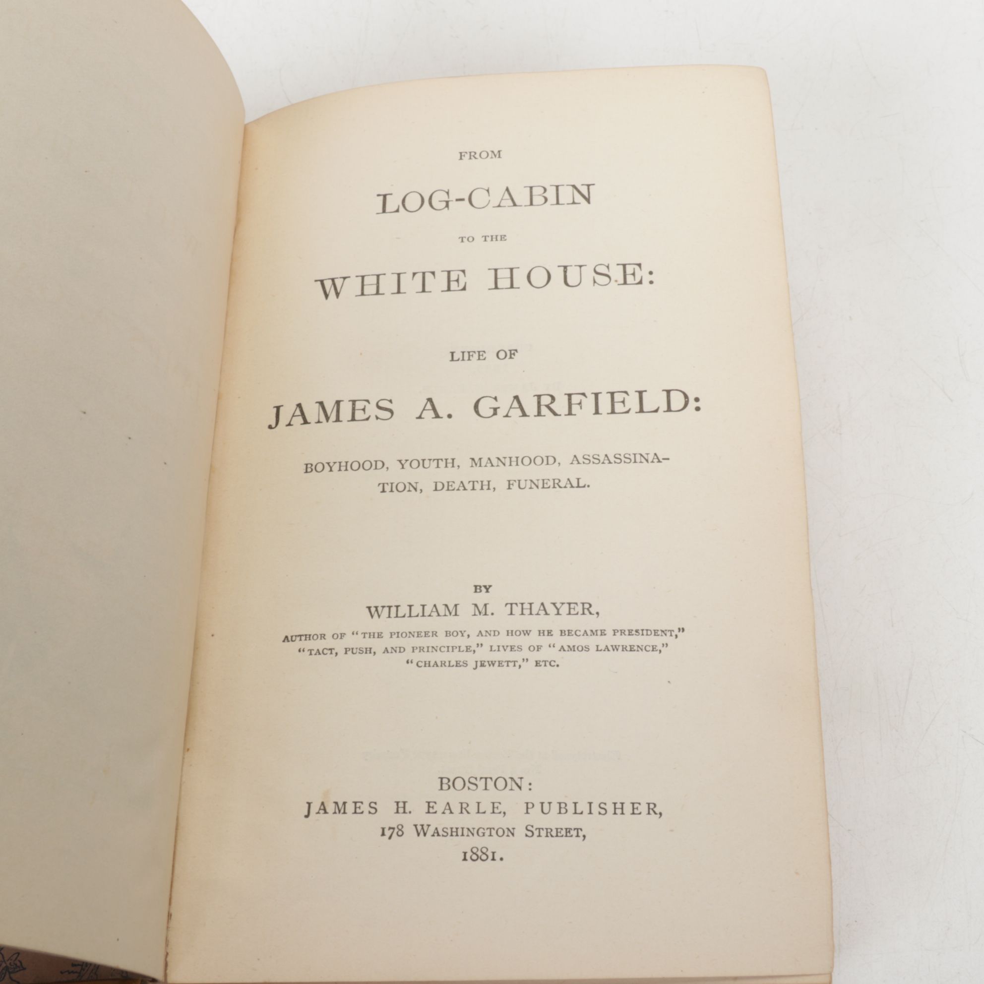 President Garfield Biographies and Memorial Books Including First Editions
