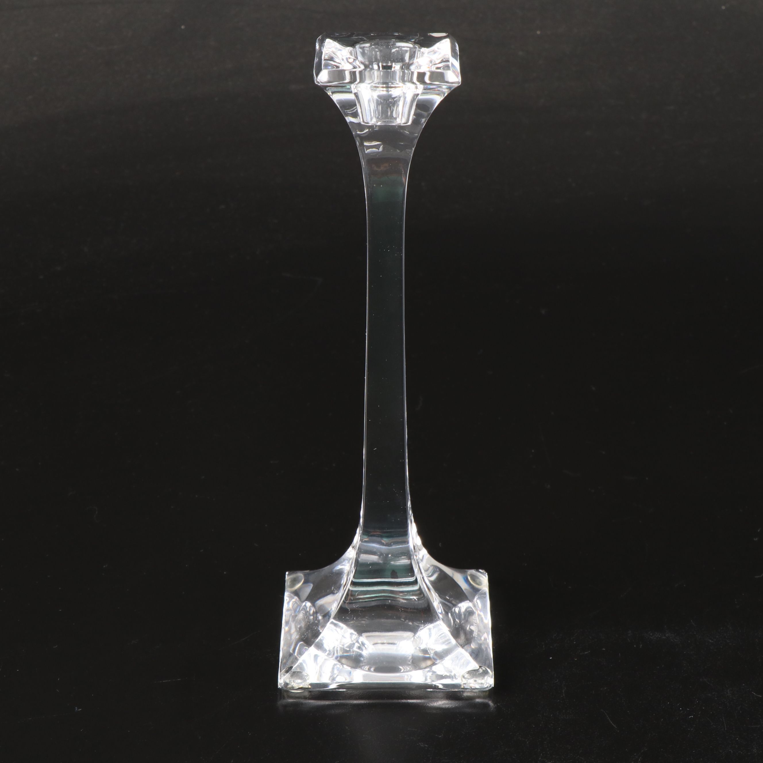 Tiffany & Co. Pair of Crystal Candleholders
