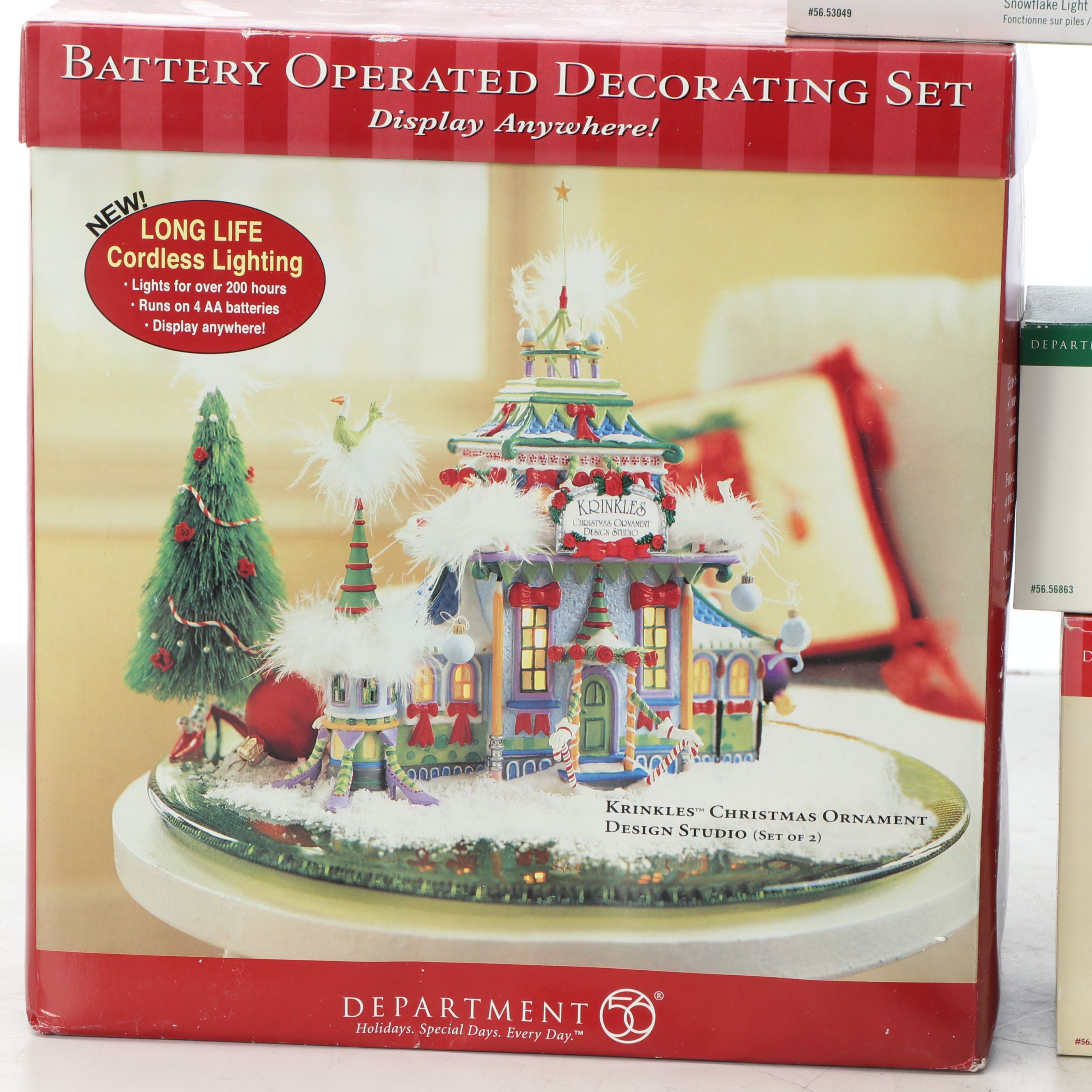 Department 56 Christmas Village Building and Accessories