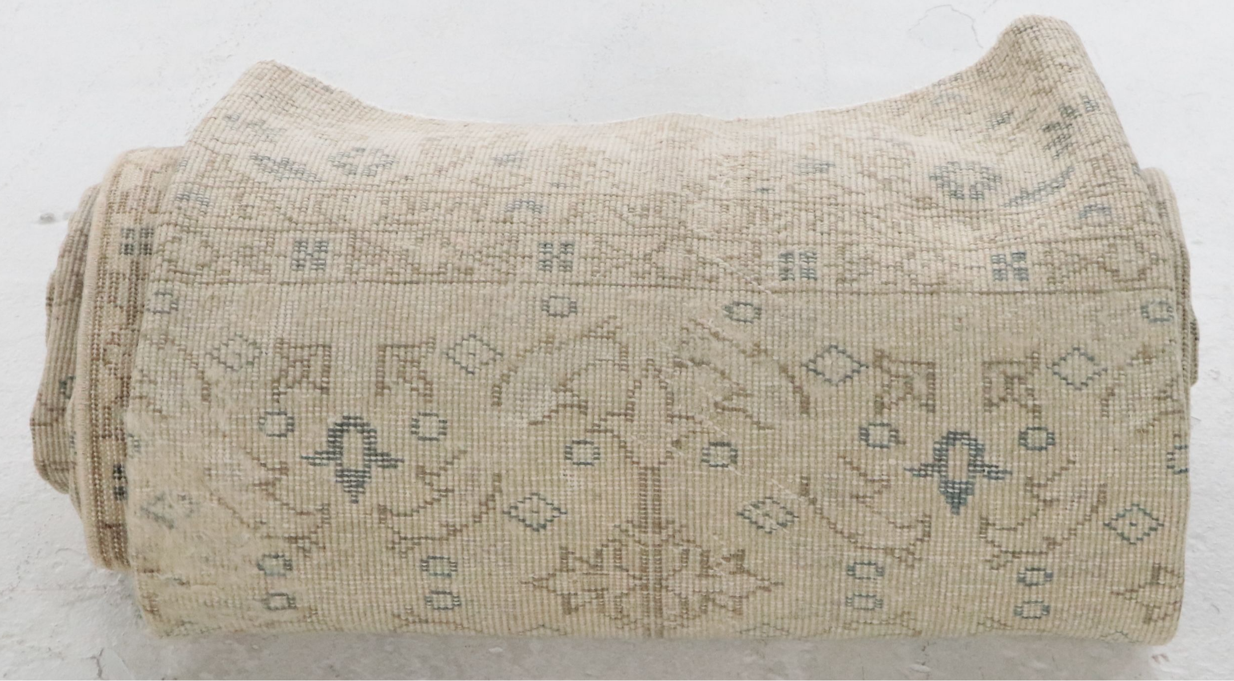 6'5 x 9'10 Hand-Knotted Turkish Oushak Area Rug