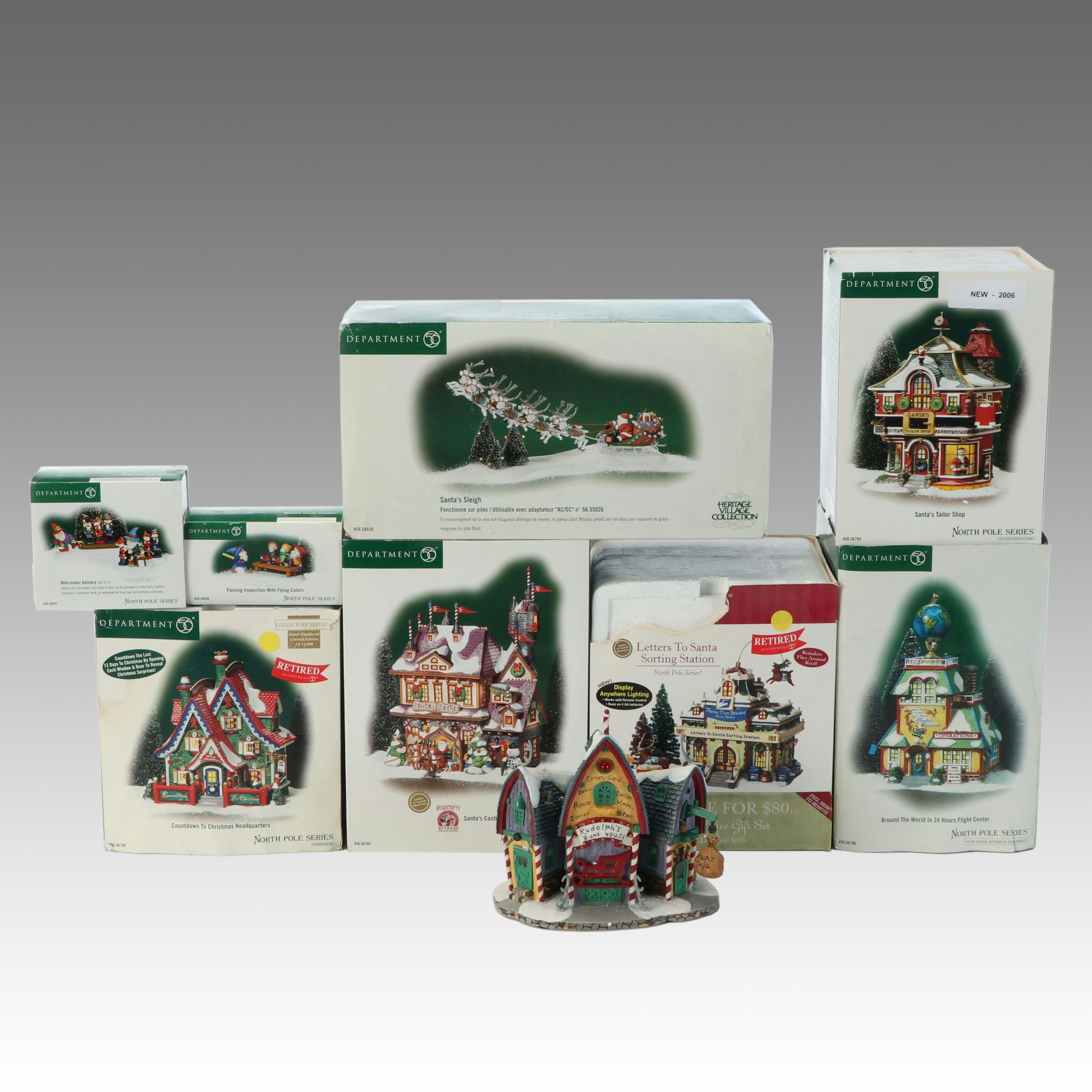 Department 56 Christmas Village Buildings and Accessories