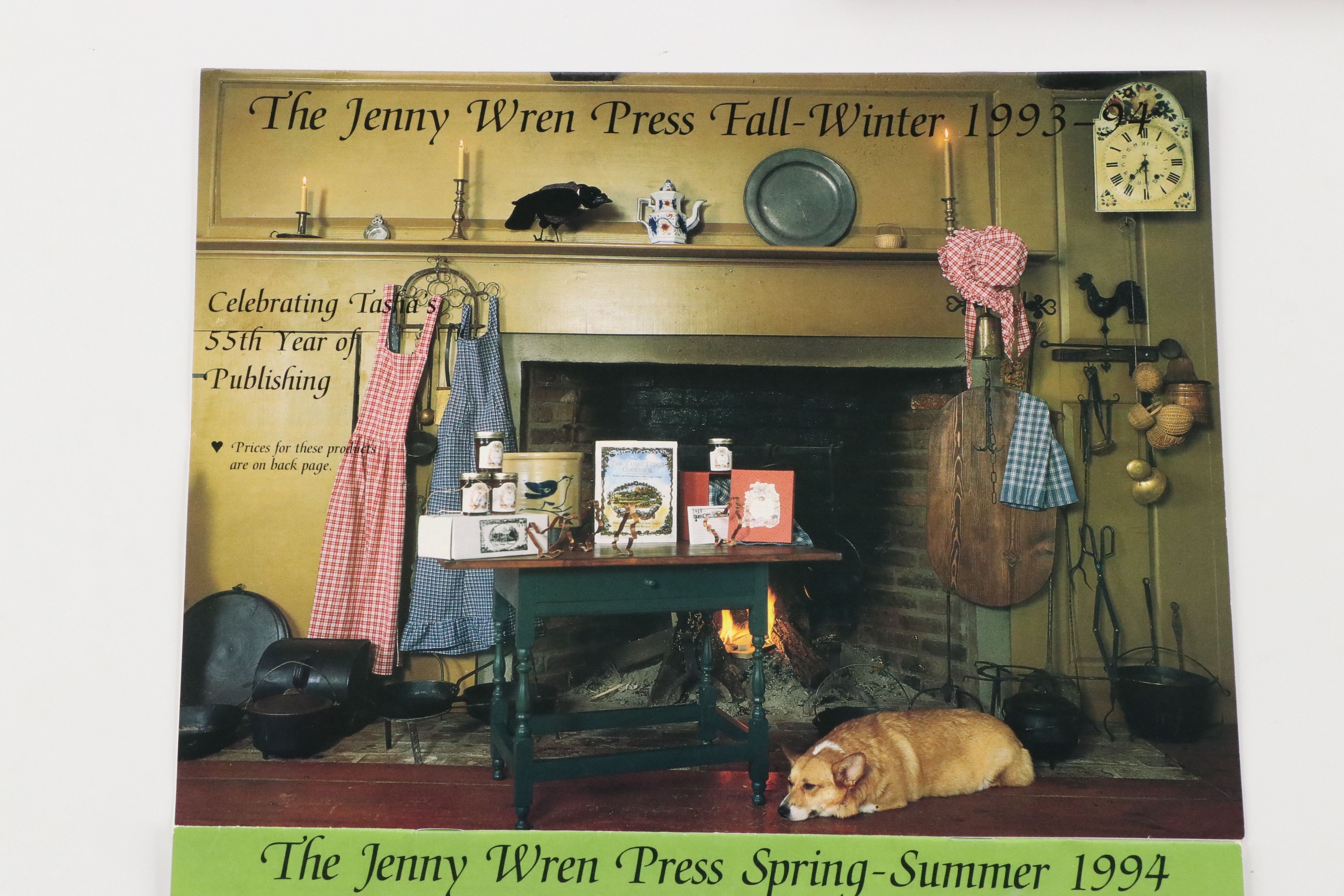 Signed "Tasha Tudor's Sketchbook" with Tasha Tudor Prints and More Ephemera