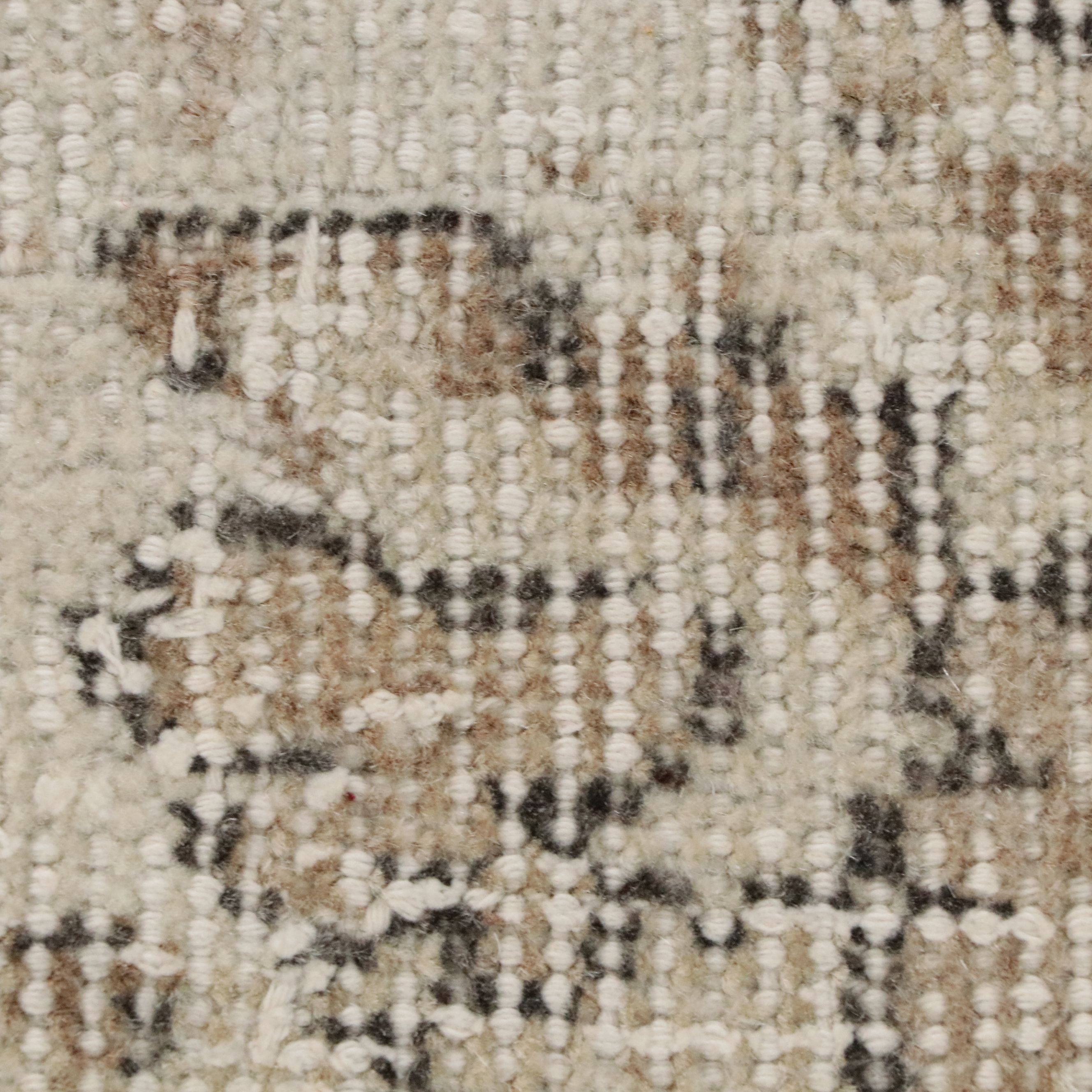 5'3 x 9'1 Hand-Knotted Turkish Oushak Area Rug