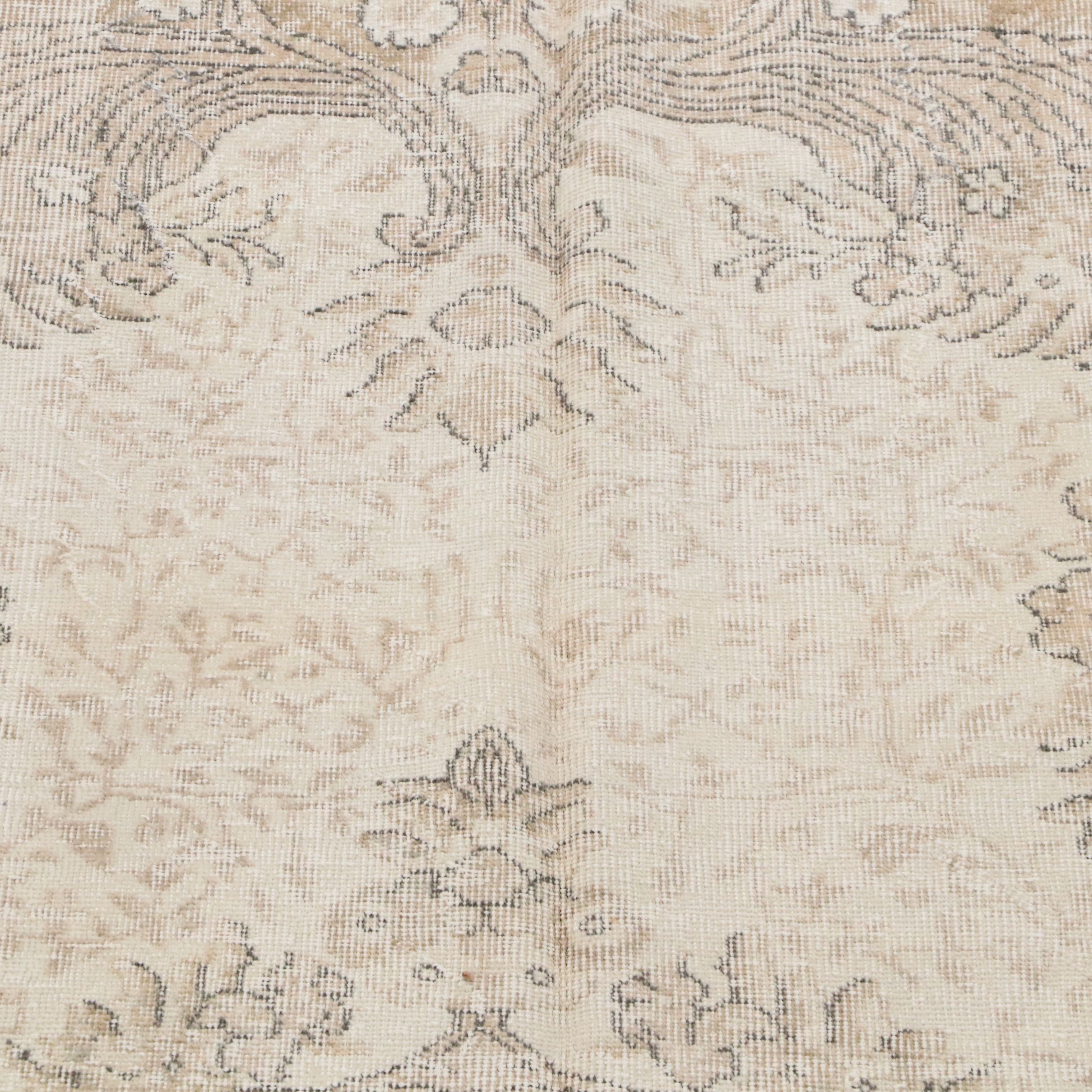 5'3 x 9'1 Hand-Knotted Turkish Oushak Area Rug