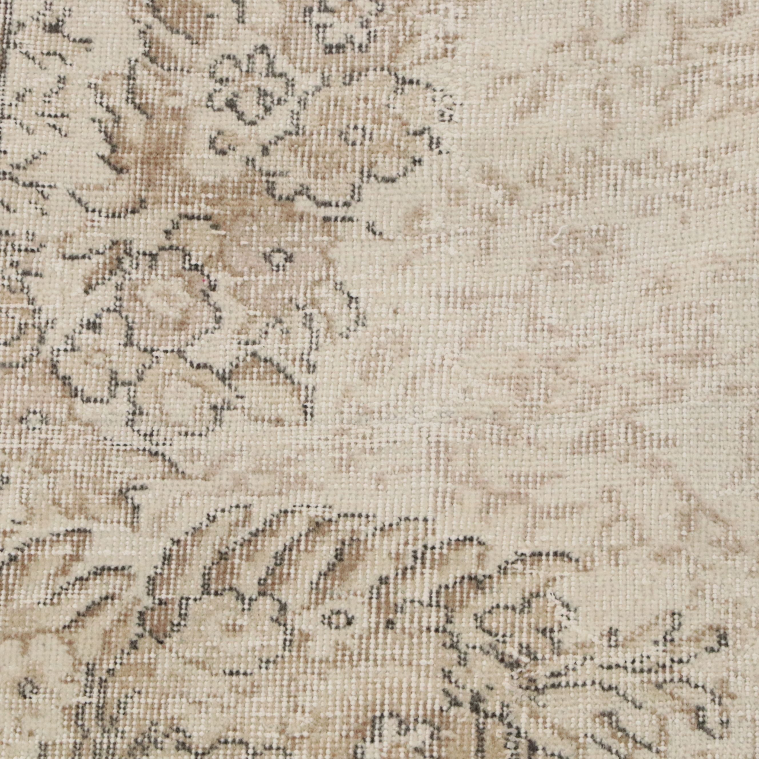 5'3 x 9'1 Hand-Knotted Turkish Oushak Area Rug