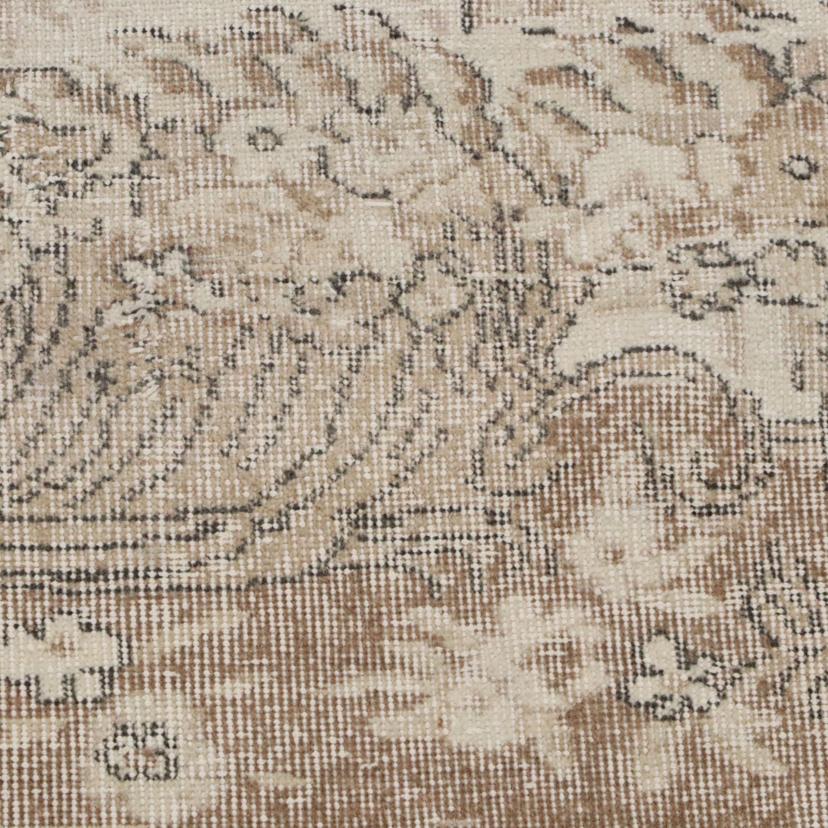 5'3 x 9'1 Hand-Knotted Turkish Oushak Area Rug
