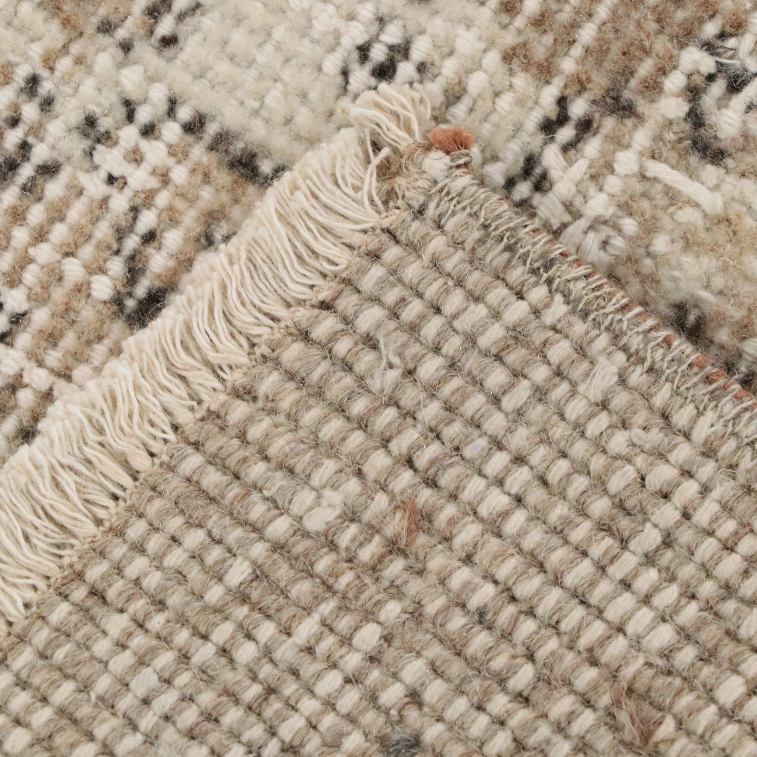 5'3 x 9'1 Hand-Knotted Turkish Oushak Area Rug