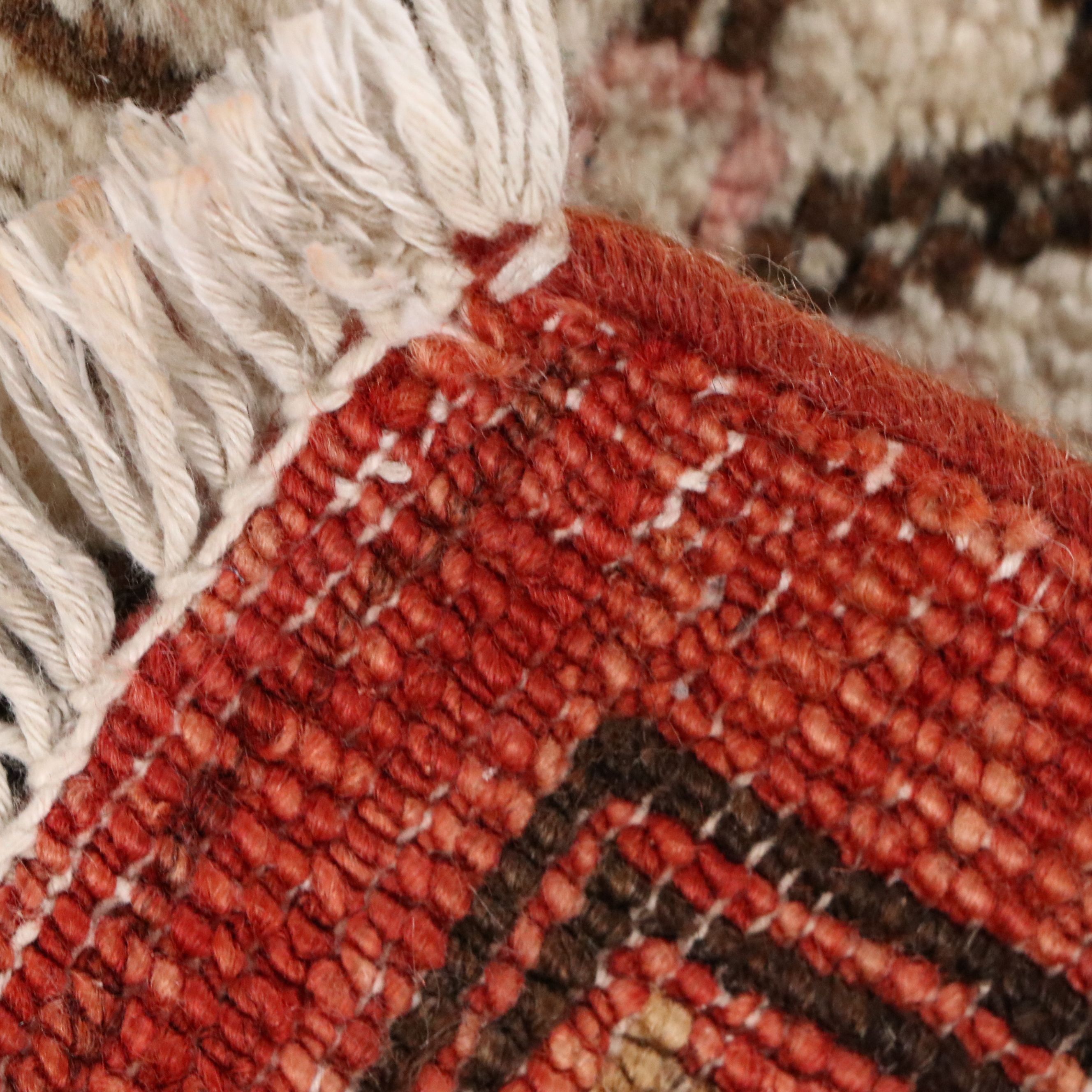 7'11 x 9'8 Hand-Knotted Persian Heriz Area Rug