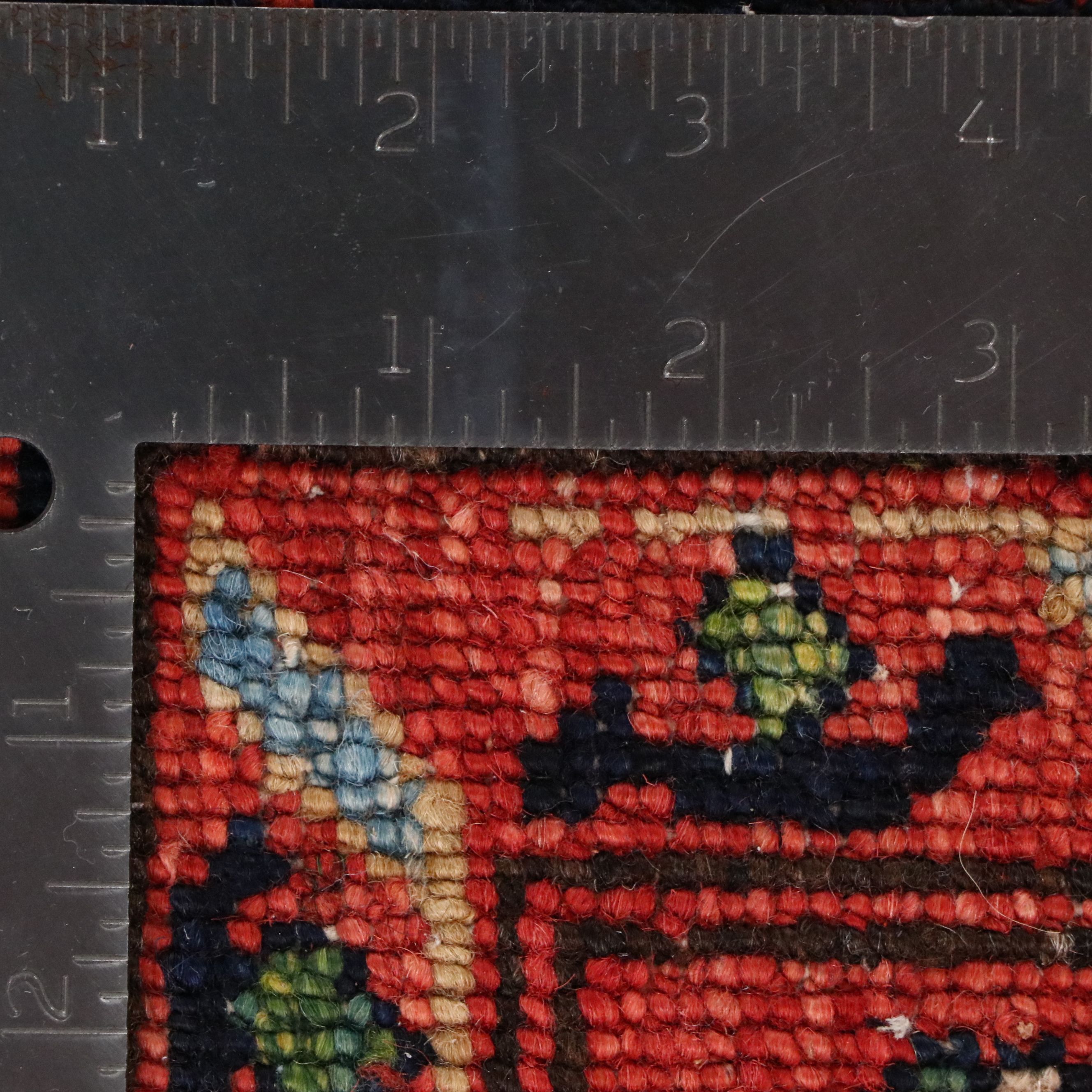 7'11 x 9'8 Hand-Knotted Persian Heriz Area Rug