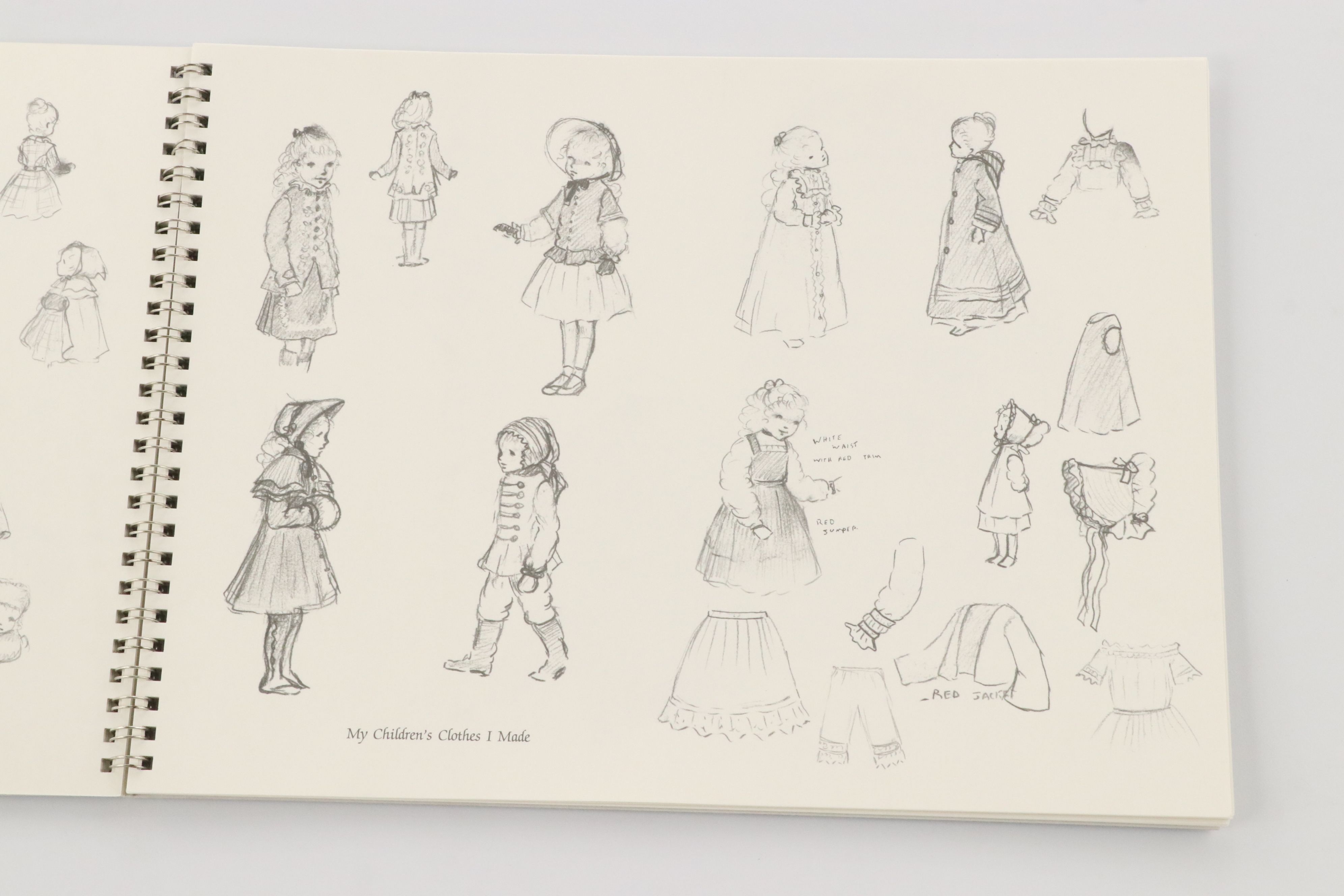 Signed "Tasha Tudor's Sketchbook" with Tasha Tudor Prints and More Ephemera