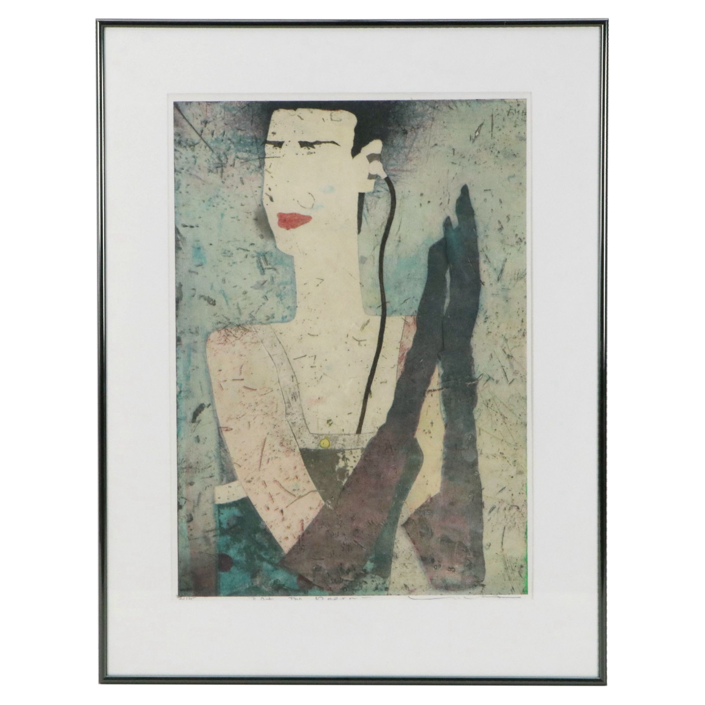 Hiratsuka Yuji Etching "At the Opera"