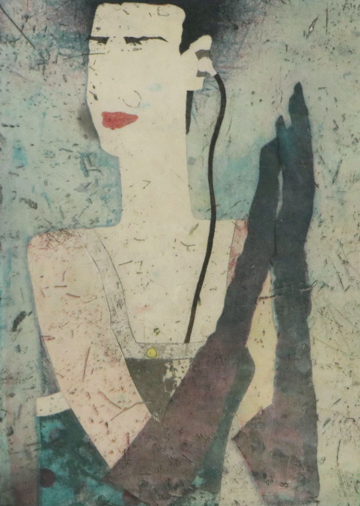 Hiratsuka Yuji Etching "At the Opera"