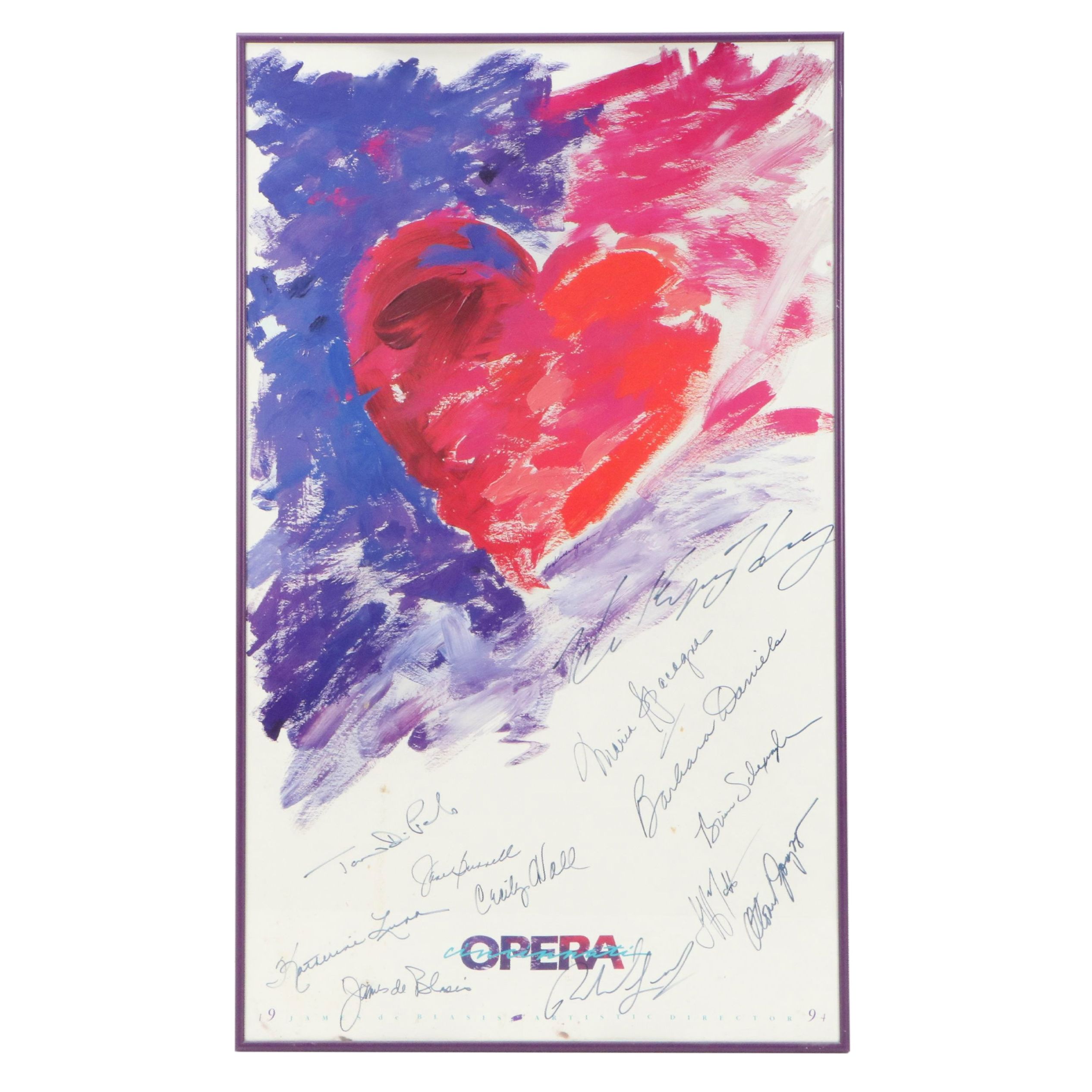 Offset Lithograph Poster "Opera," 21st Century