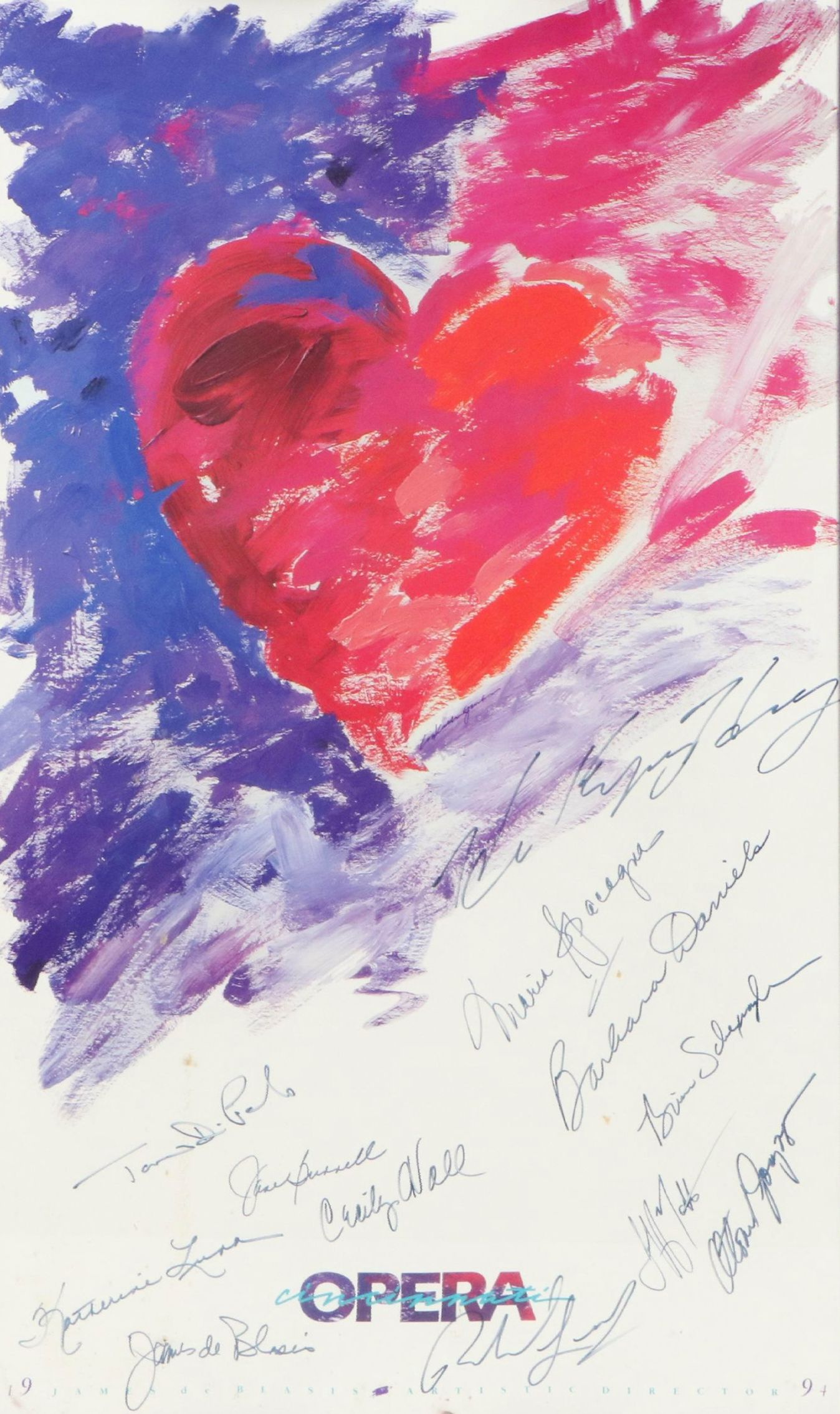 Offset Lithograph Poster "Opera," 21st Century