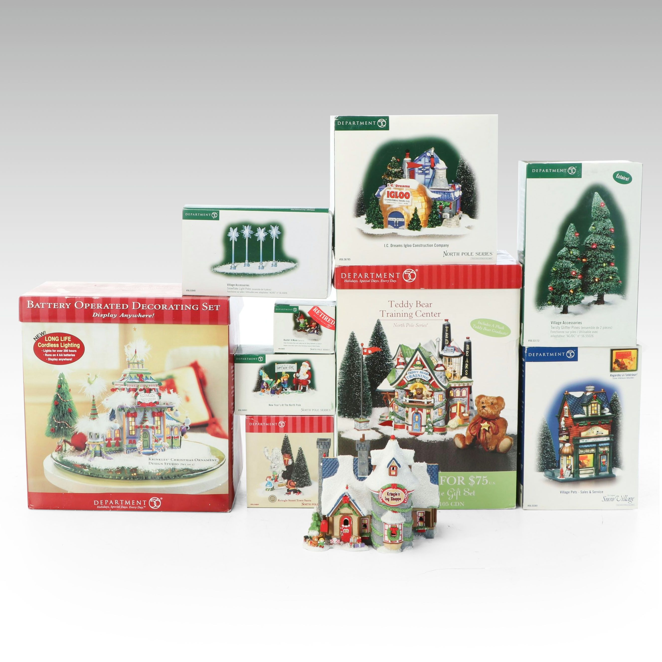 Department 56 Christmas Village Building and Accessories
