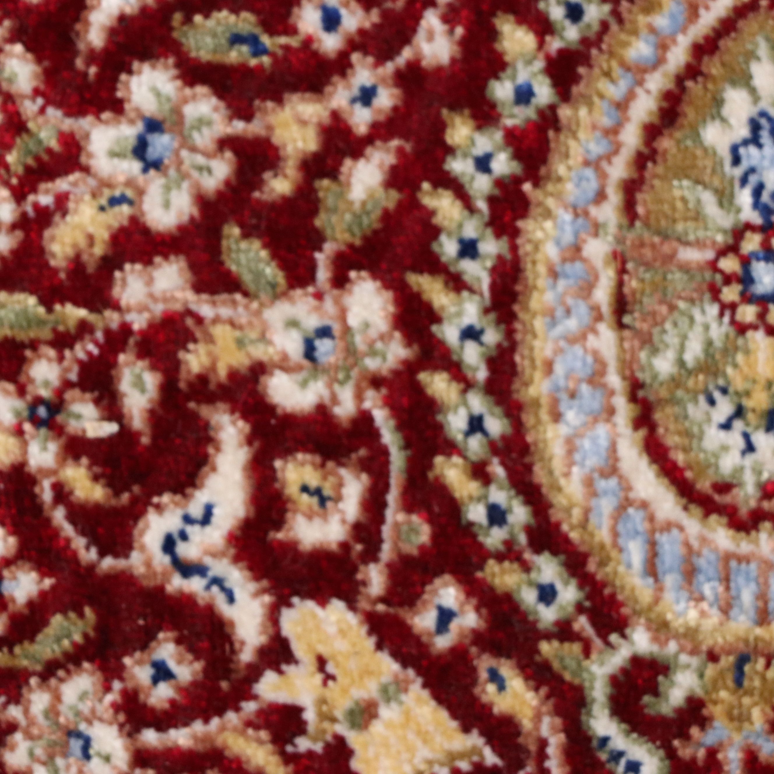 2' x 3'5 Machine Made Sino-Persian Qom Accent Rug