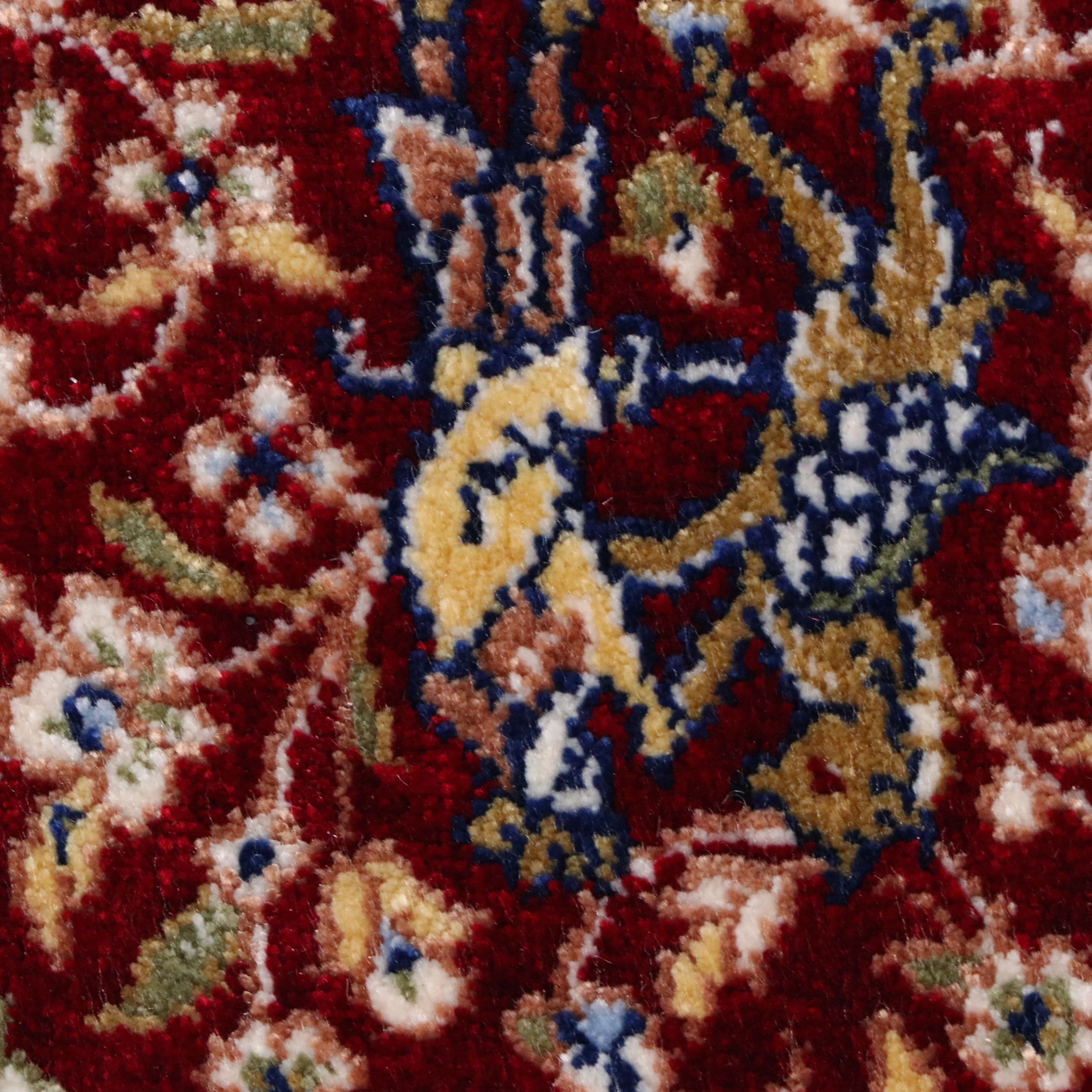 2' x 3'5 Machine Made Sino-Persian Qom Accent Rug