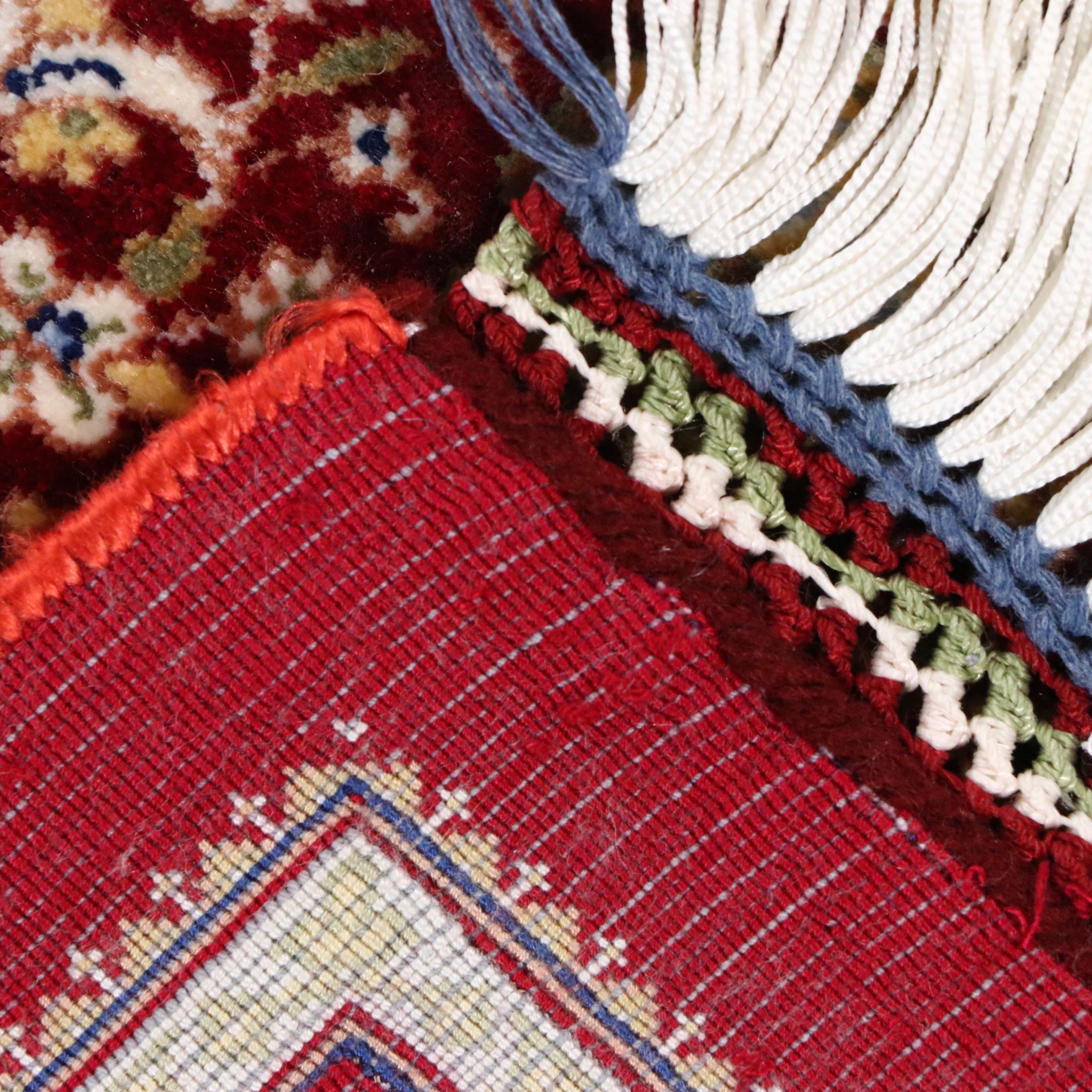 2' x 3'5 Machine Made Sino-Persian Qom Accent Rug