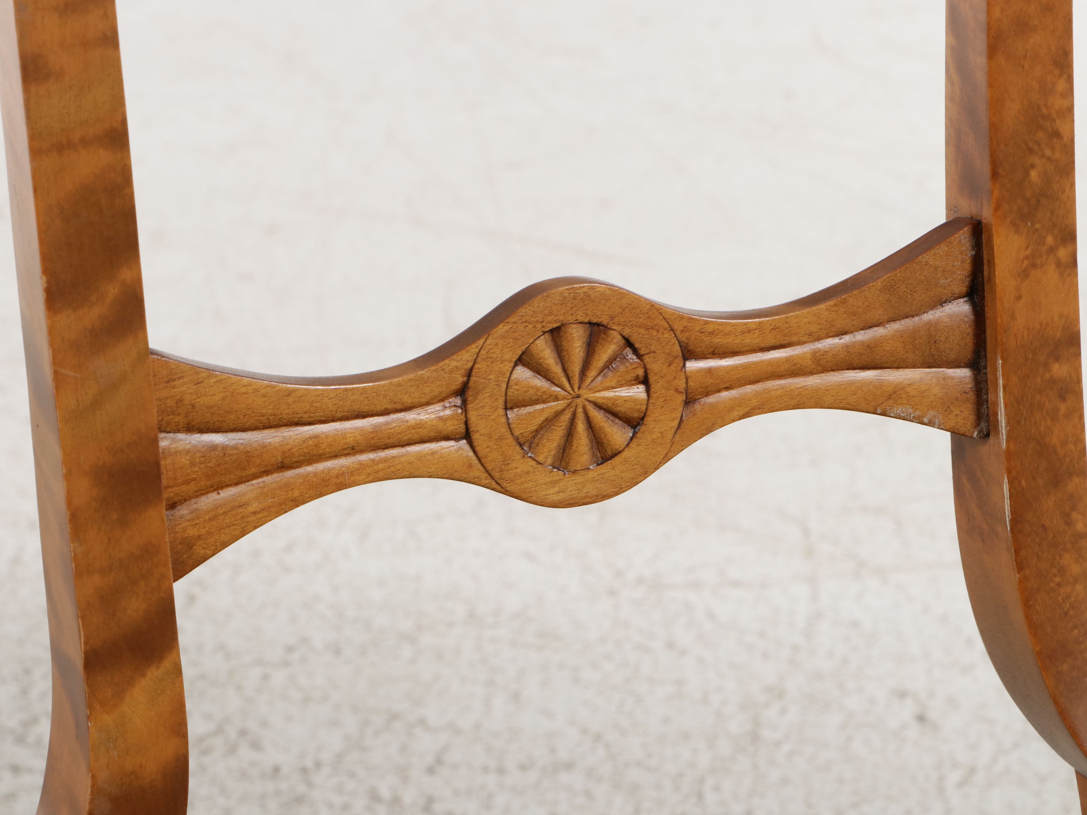 Biedermeier Bird's-Eye Maple Side Chair, 19th Century