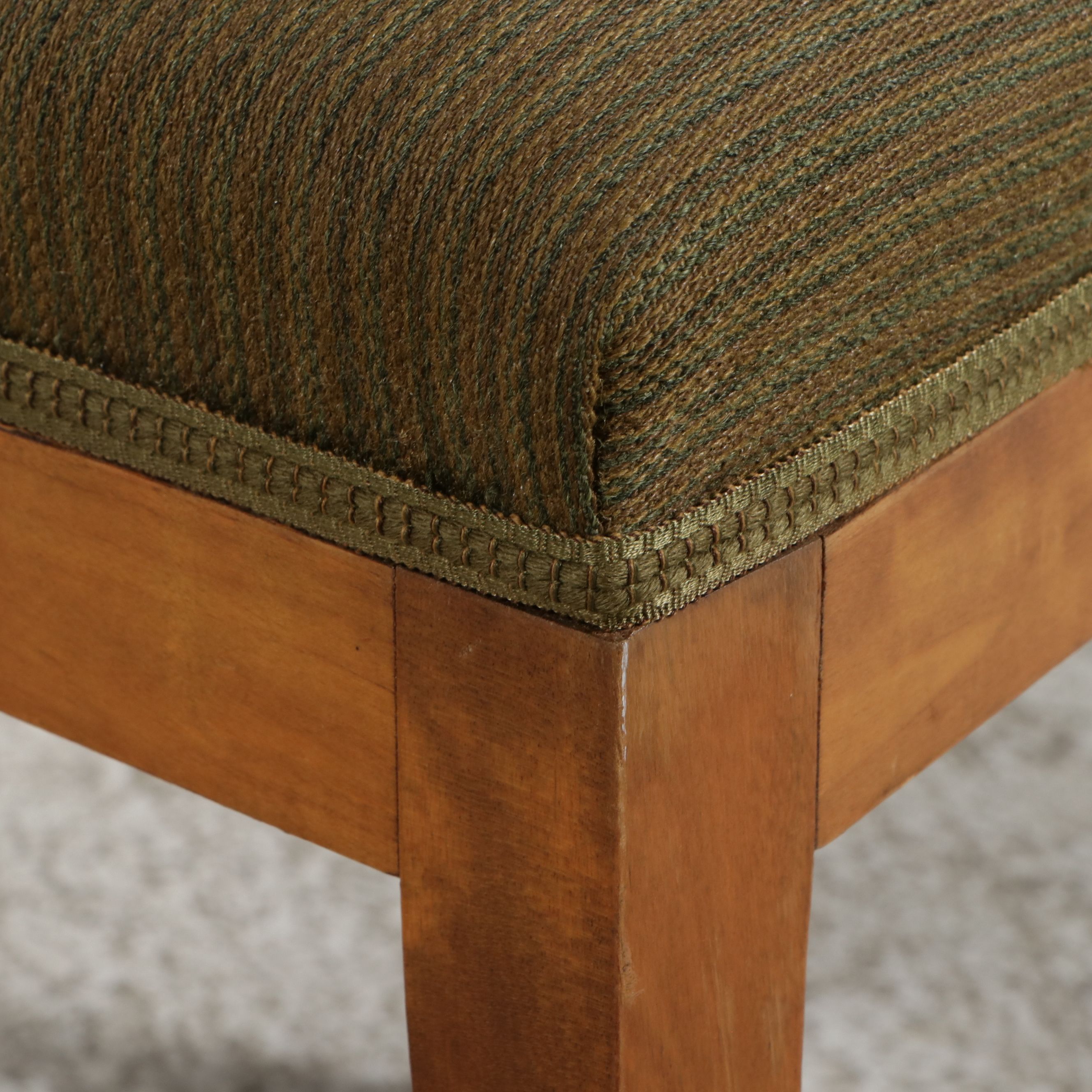 Biedermeier Bird's-Eye Maple Side Chair, 19th Century