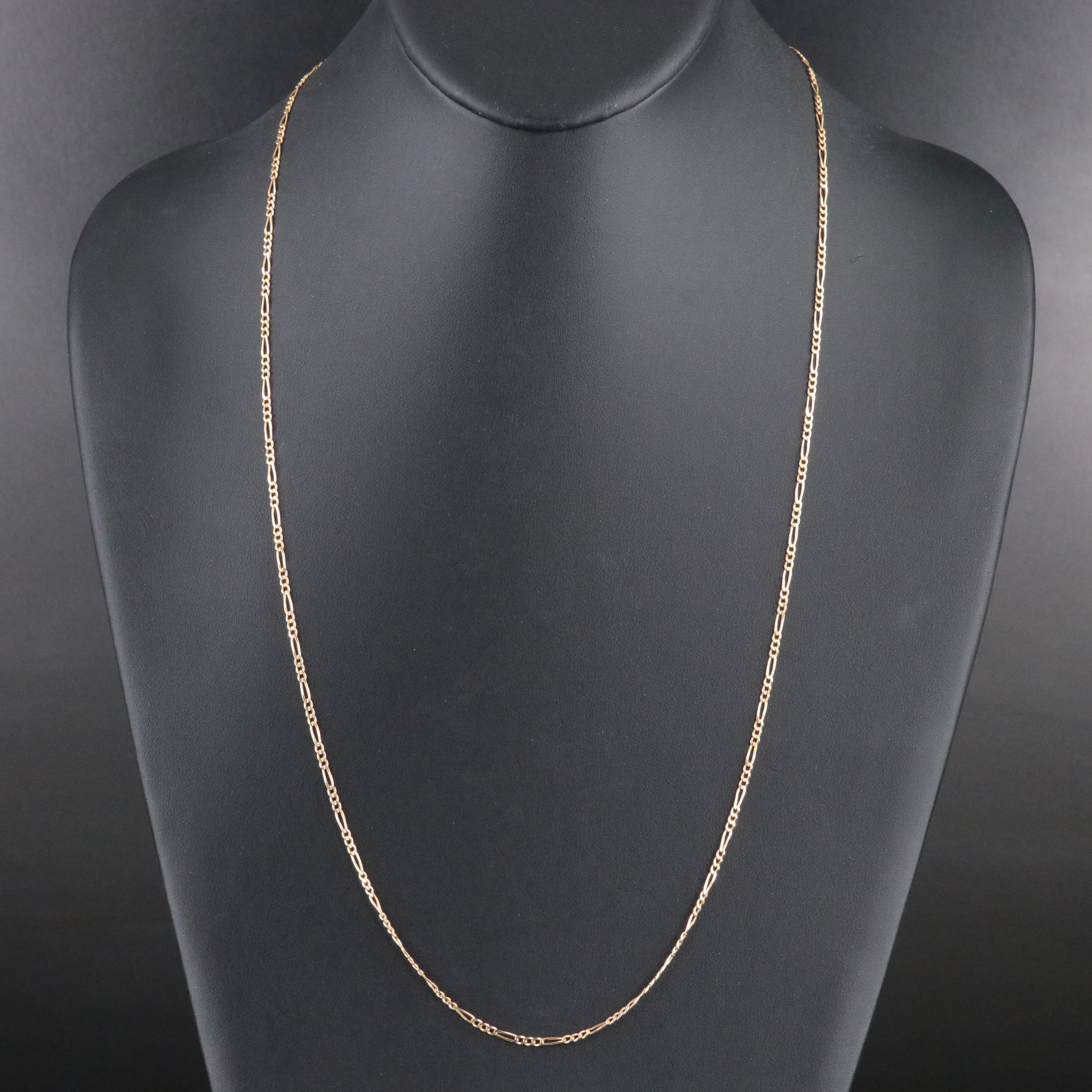 14K Figaro Chain Necklace