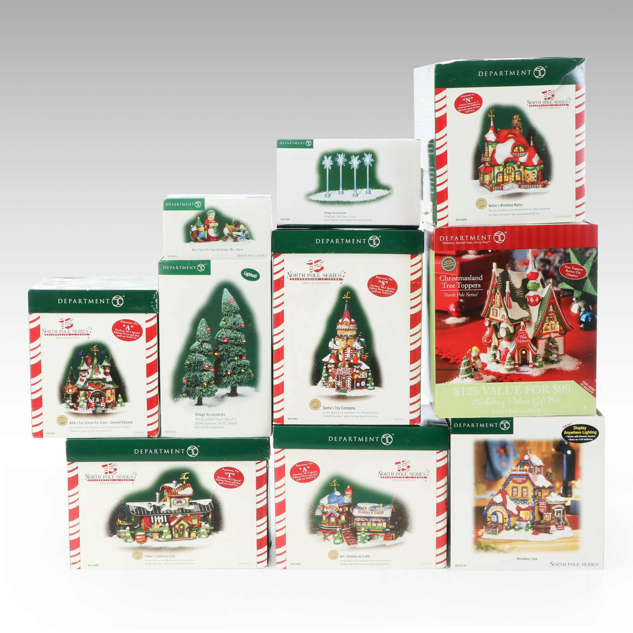 Department 56 Christmas Village Buildings and Accessories