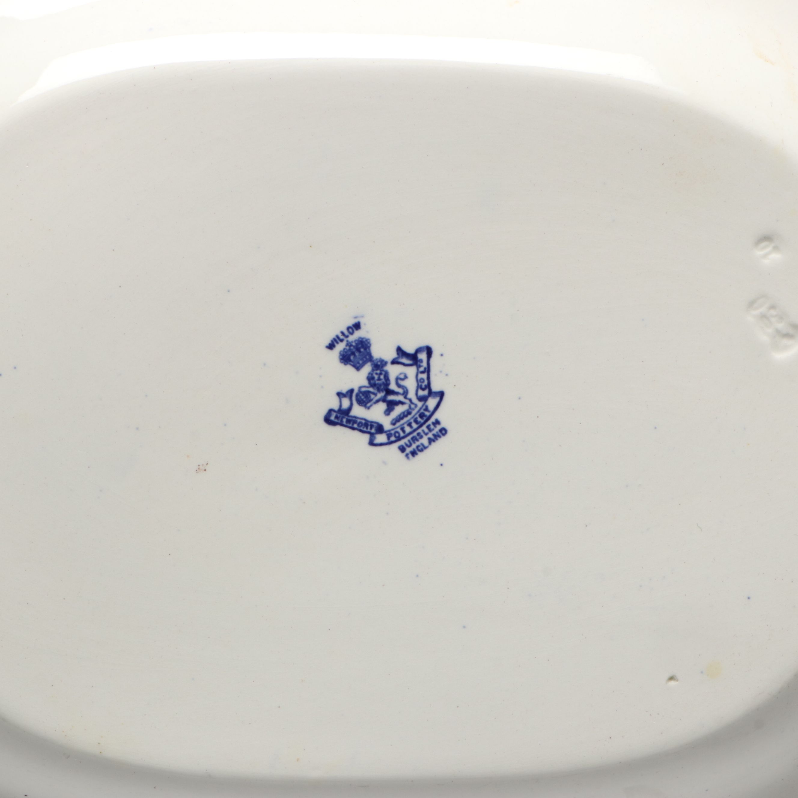 Newport Pottery Co. "Willow" Earthenware Platters, Early 20th Century