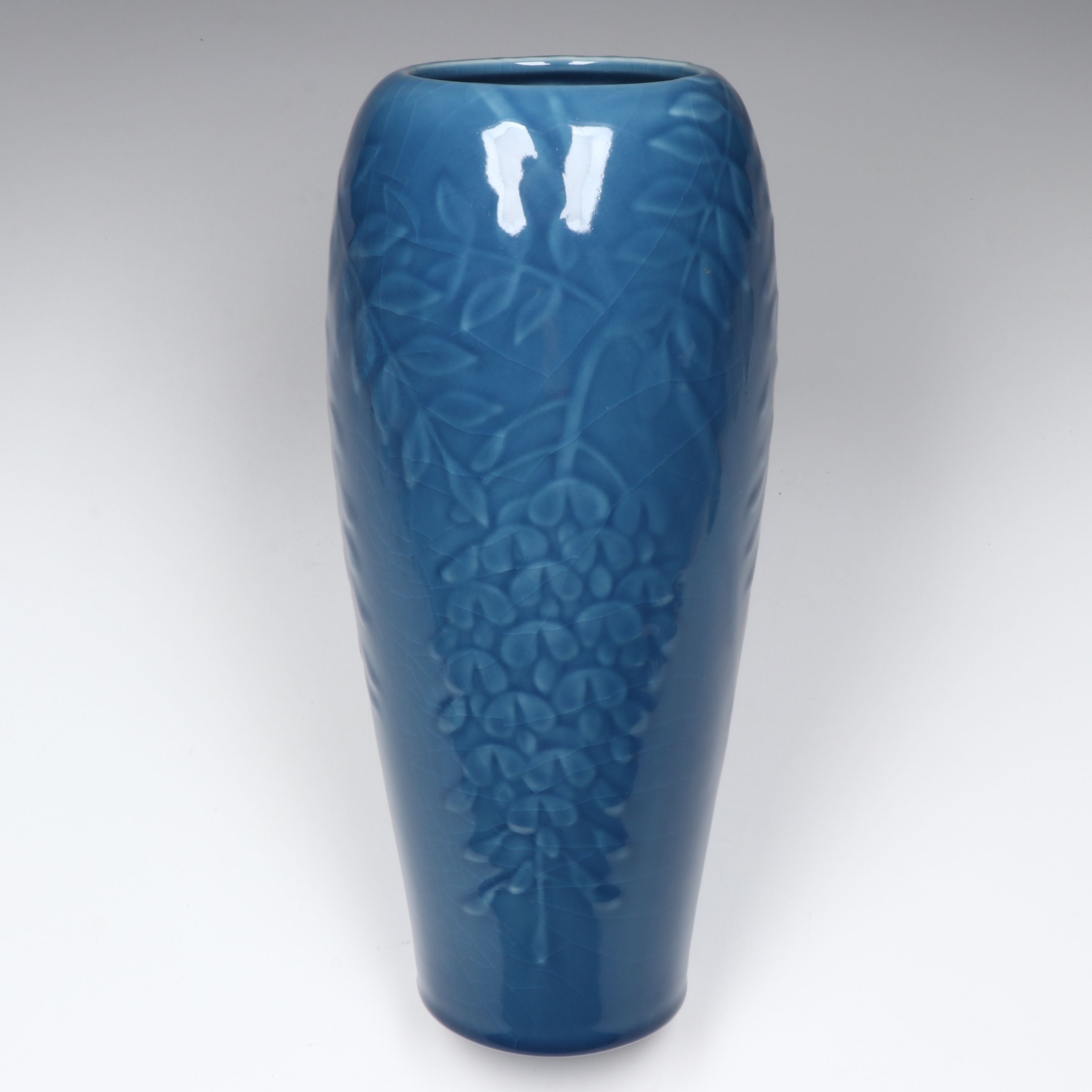Rookwood Pottery Wisteria Production Vase, Mid-20th Century