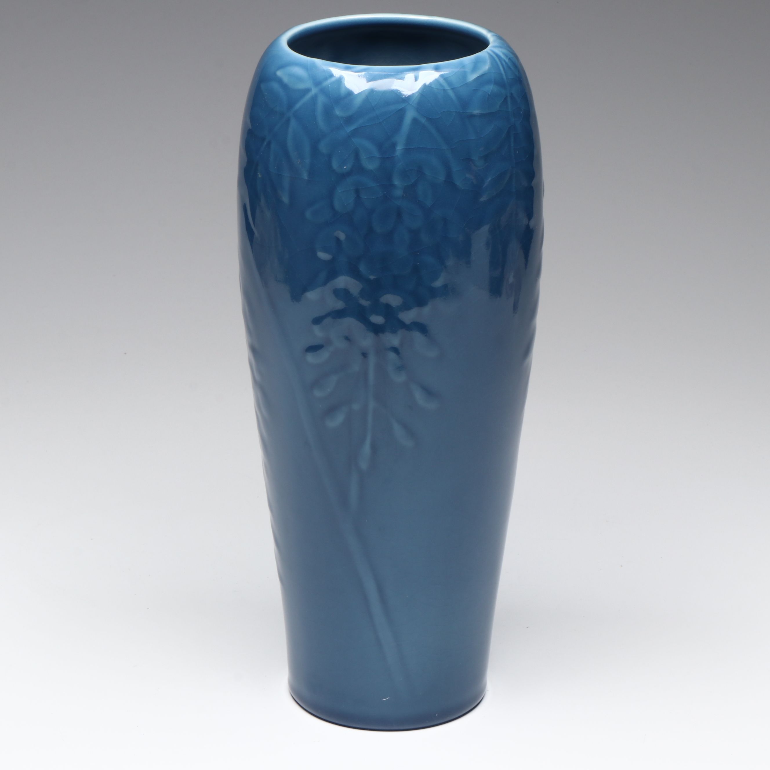 Rookwood Pottery Wisteria Production Vase, Mid-20th Century