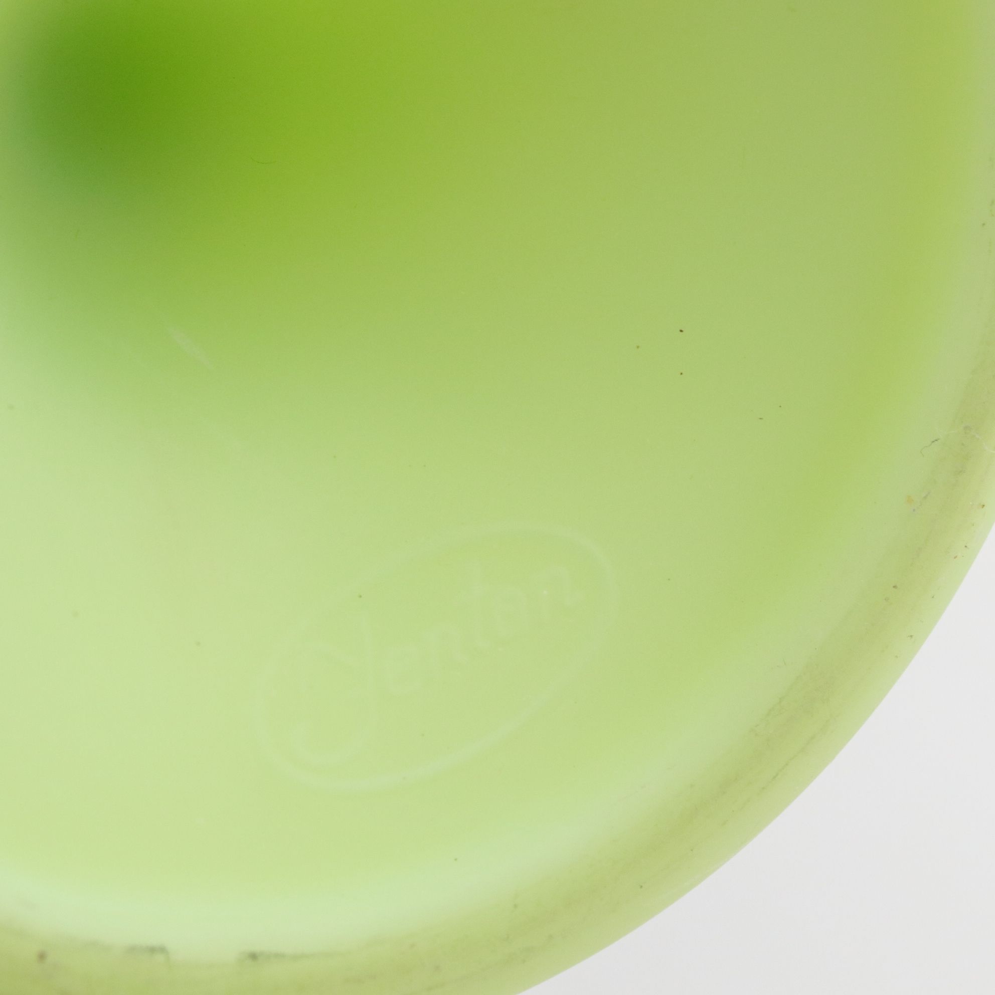 Fenton "Water Lily" Uranium Glass Compote, Houze Jadeite "Seals" Stand and More