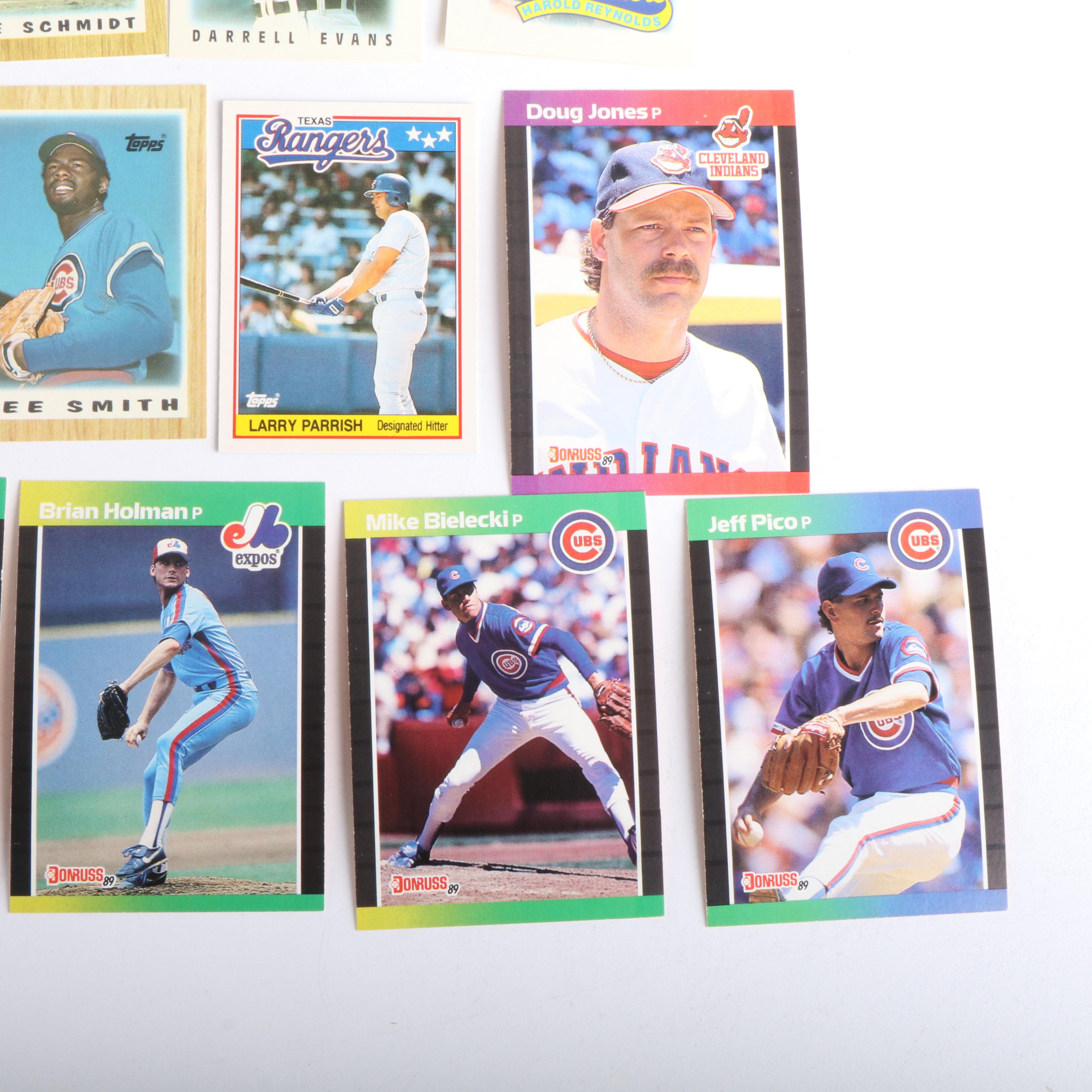 Large Group of Baseball Cards and Auto Racing Items