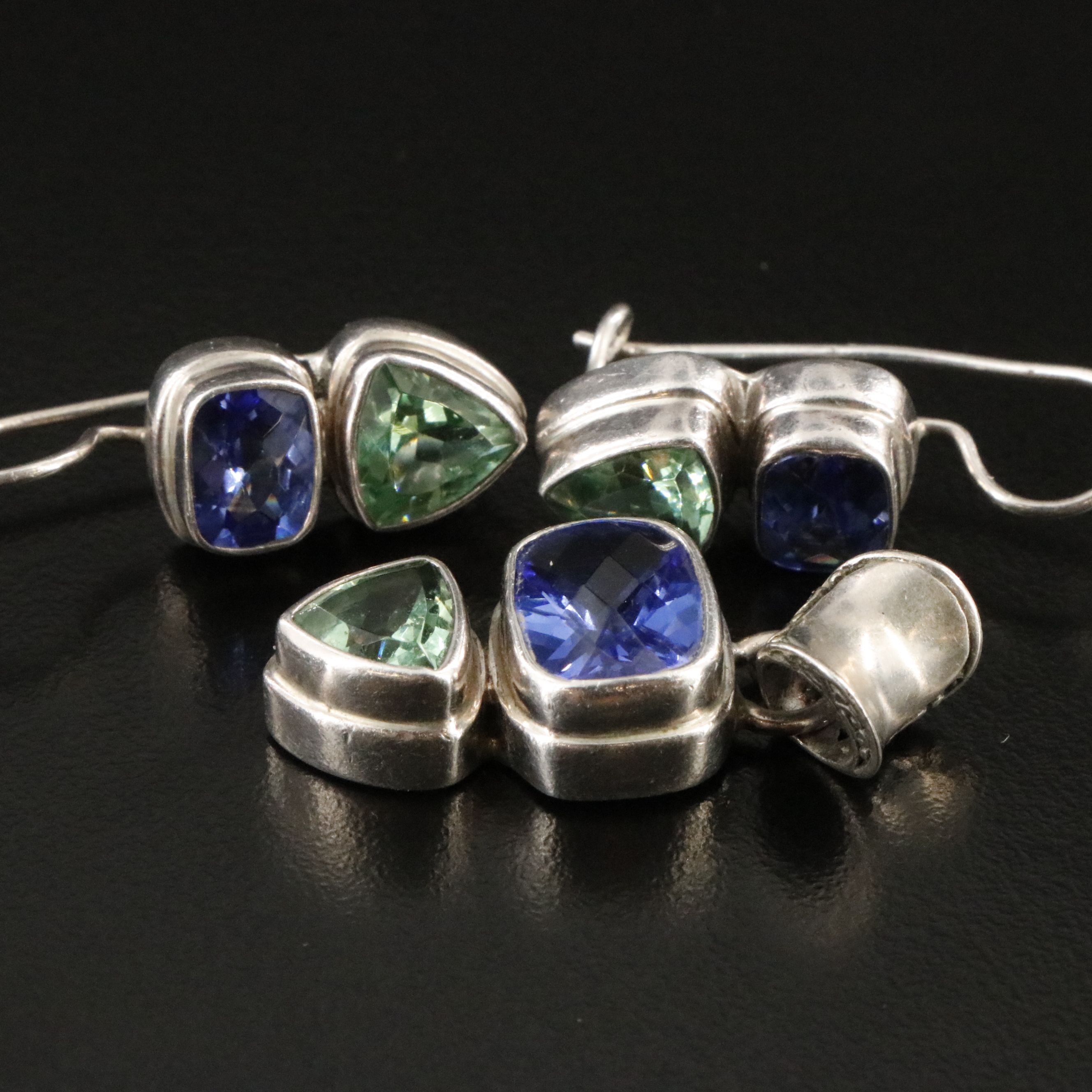 Sarda Featured in Sterling Jewelry Including Glass and Quartz