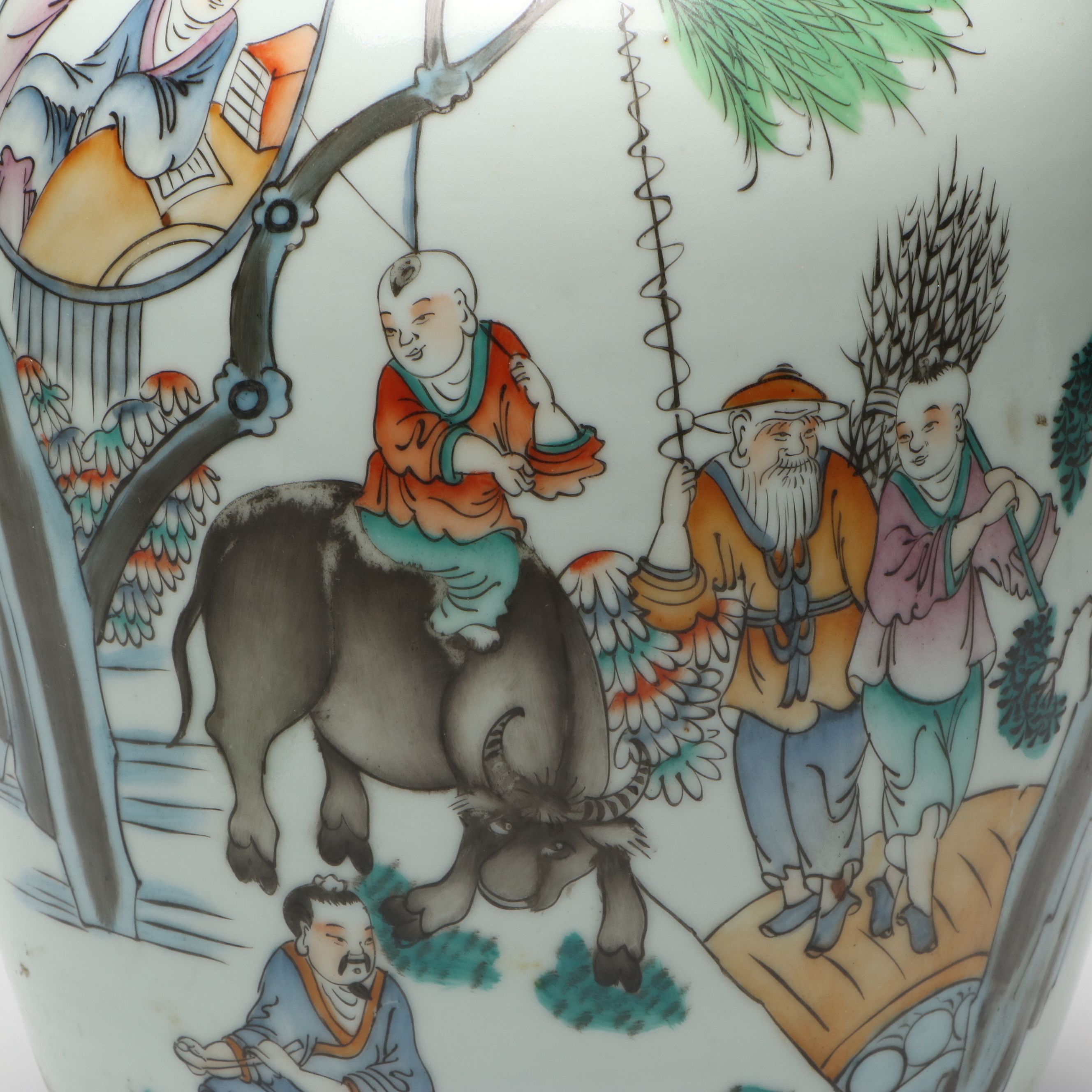 Chinese Qing Dynasty Porcelain Ginger Jar