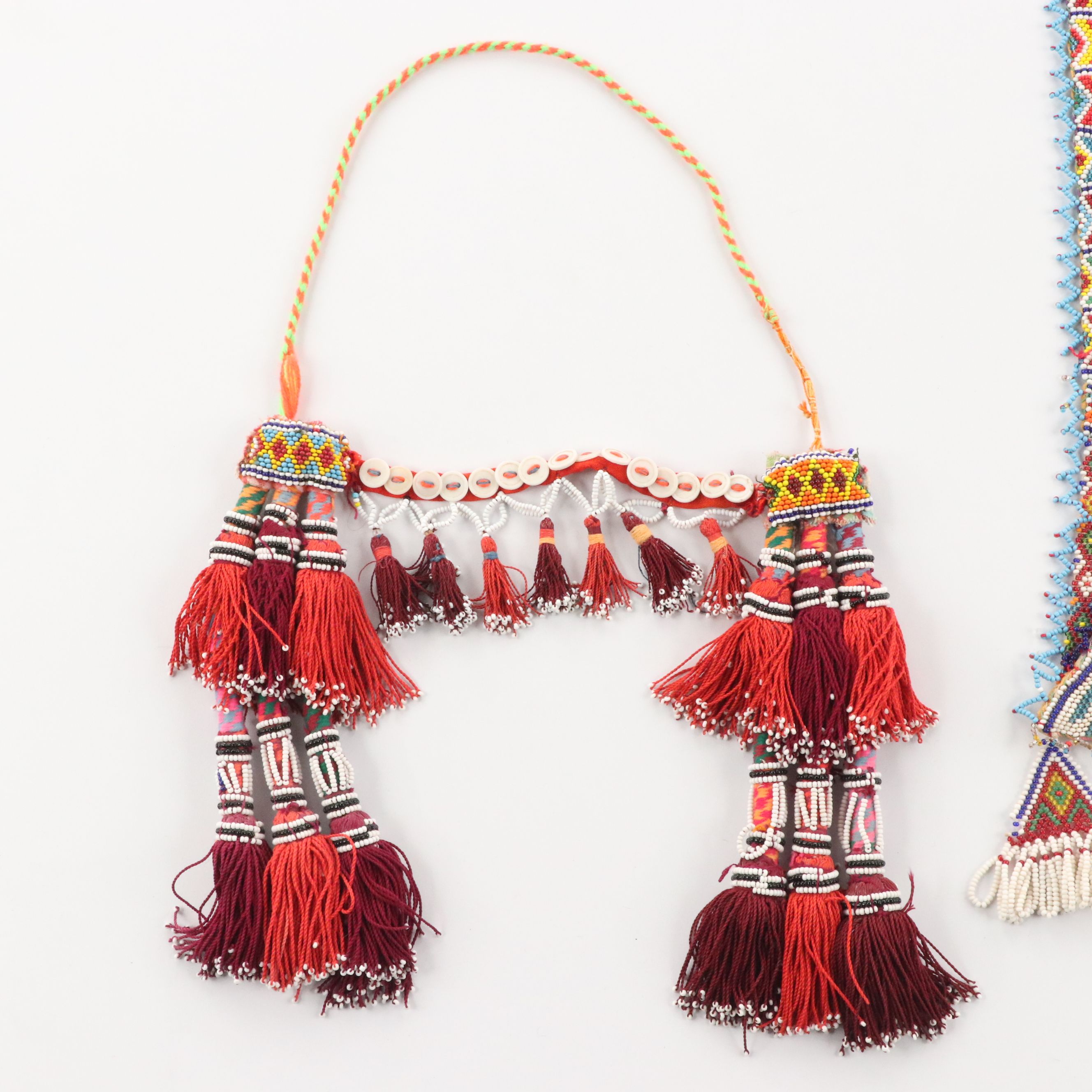 Middle Eastern Traditional Headdresses and Beaded Adornment