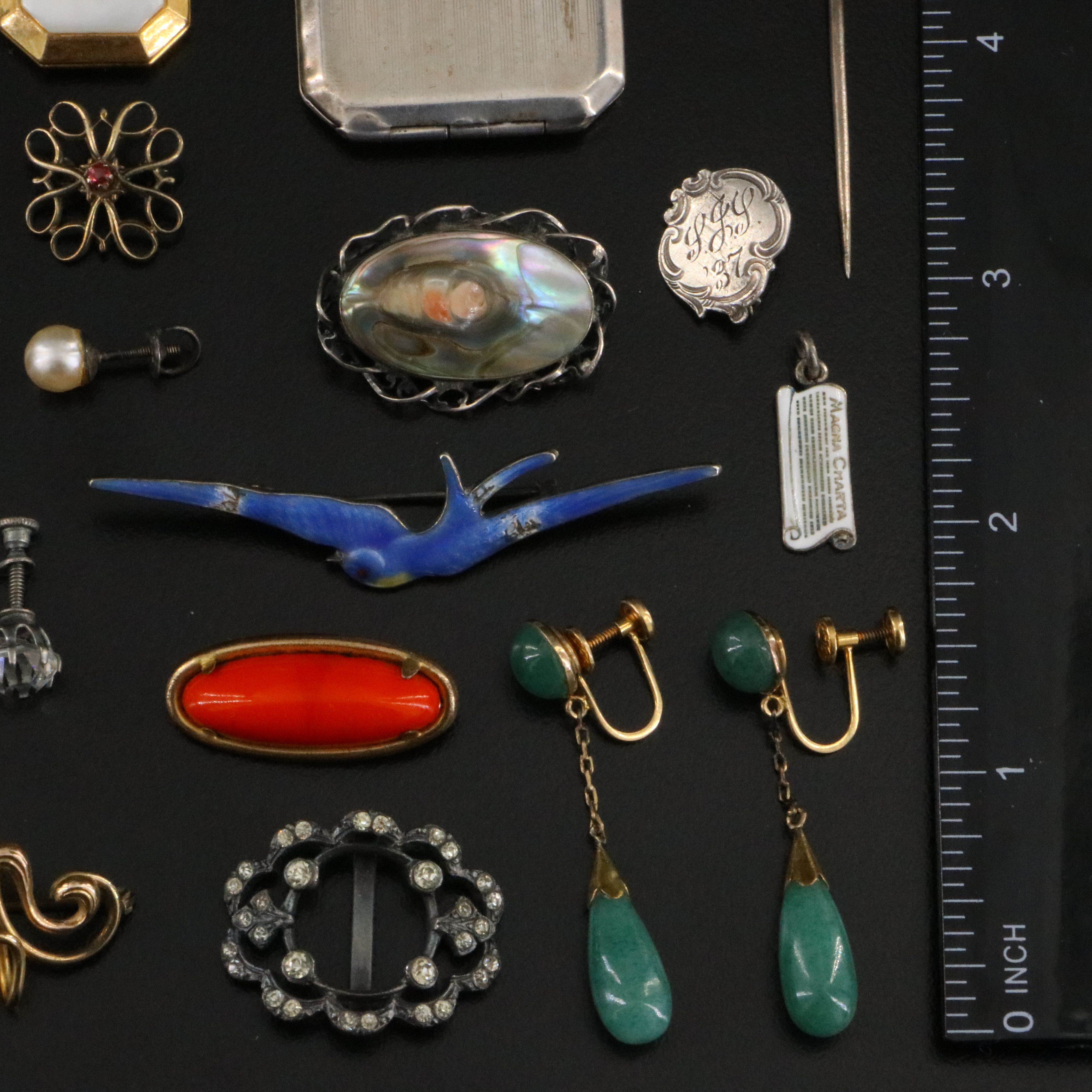 Victorian, Art Noveau and Egyptian Revival ft. in Antique Jewelry