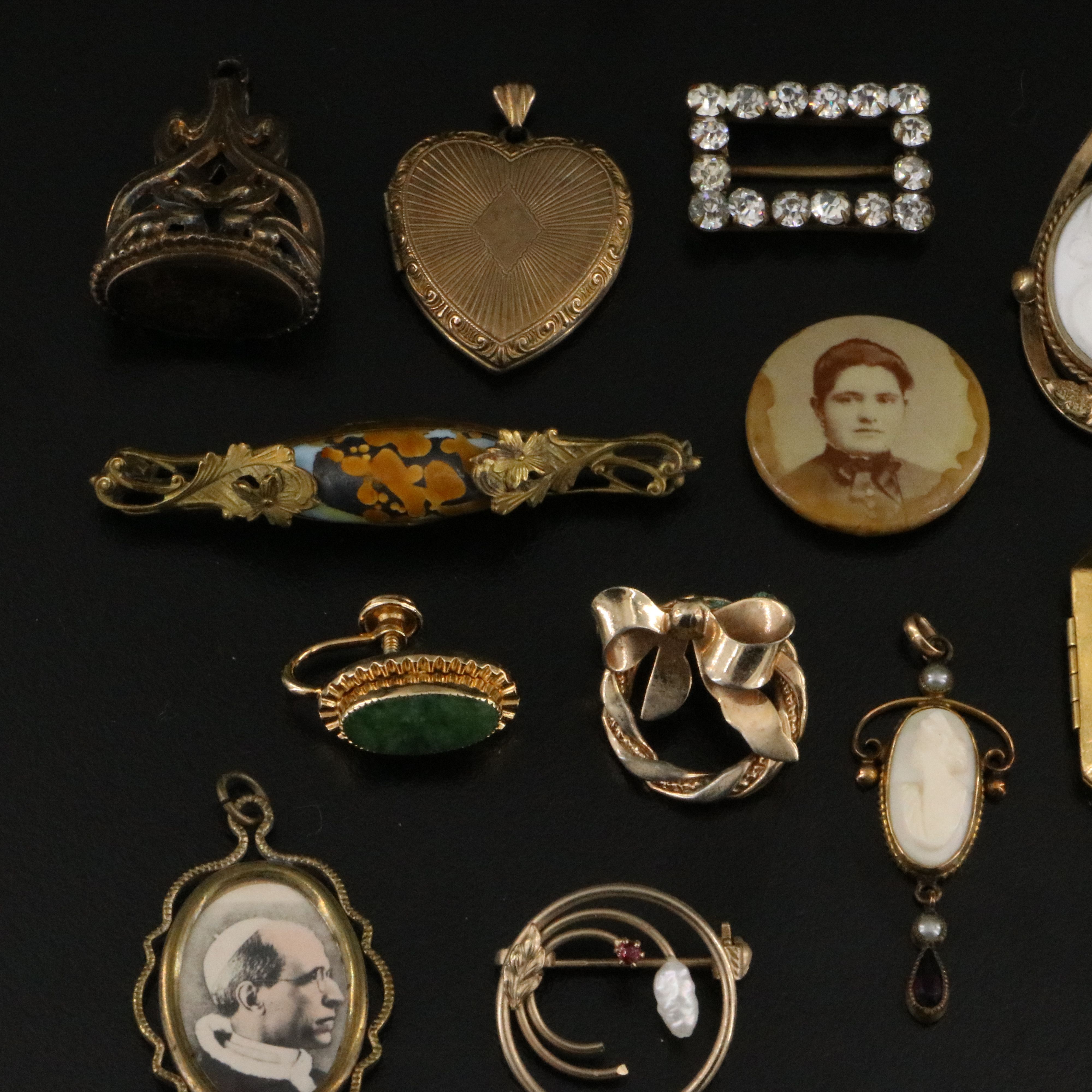 Victorian, Art Noveau and Egyptian Revival ft. in Antique Jewelry