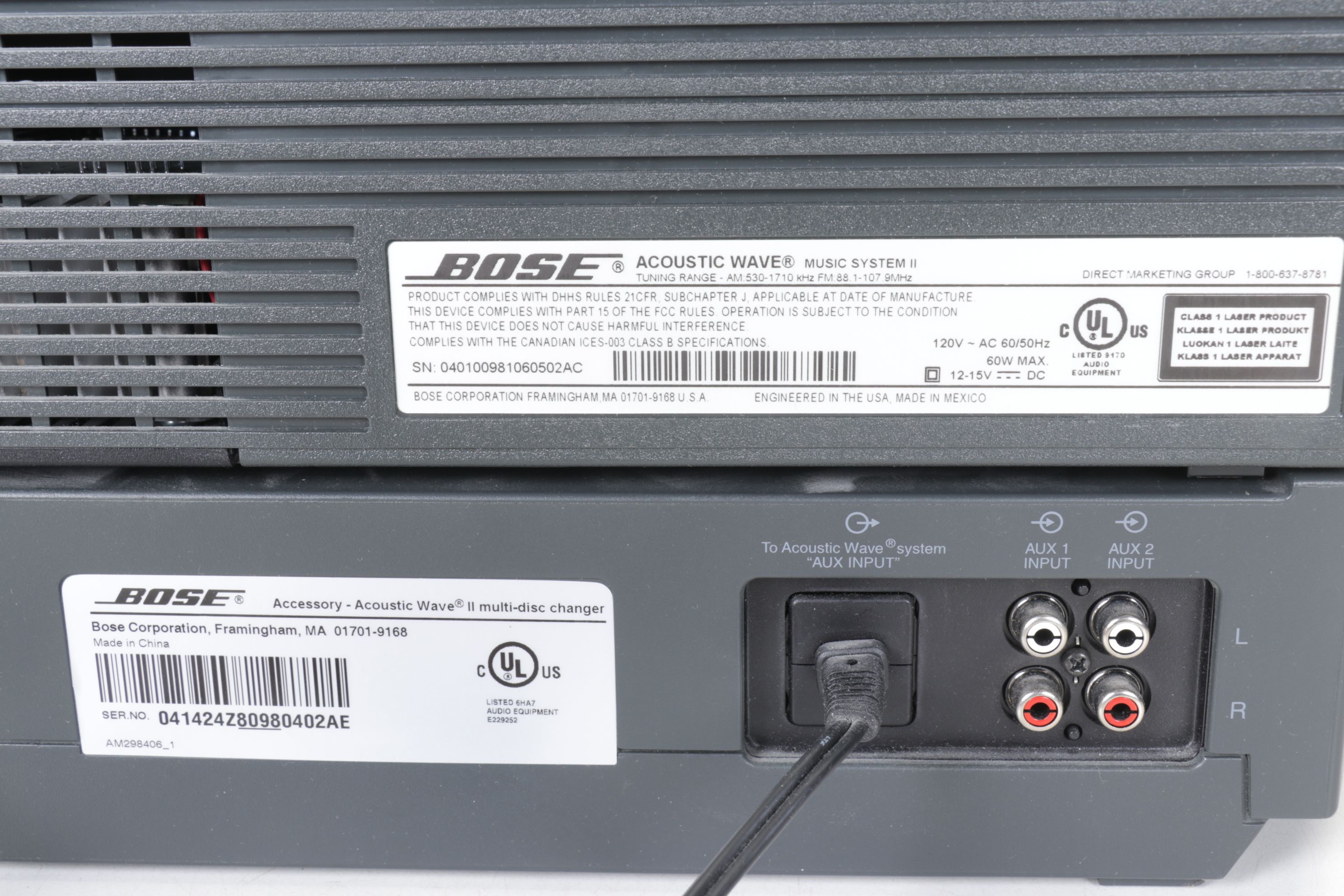 Bose Acoustic Wave Music System II with Multi CD Changer