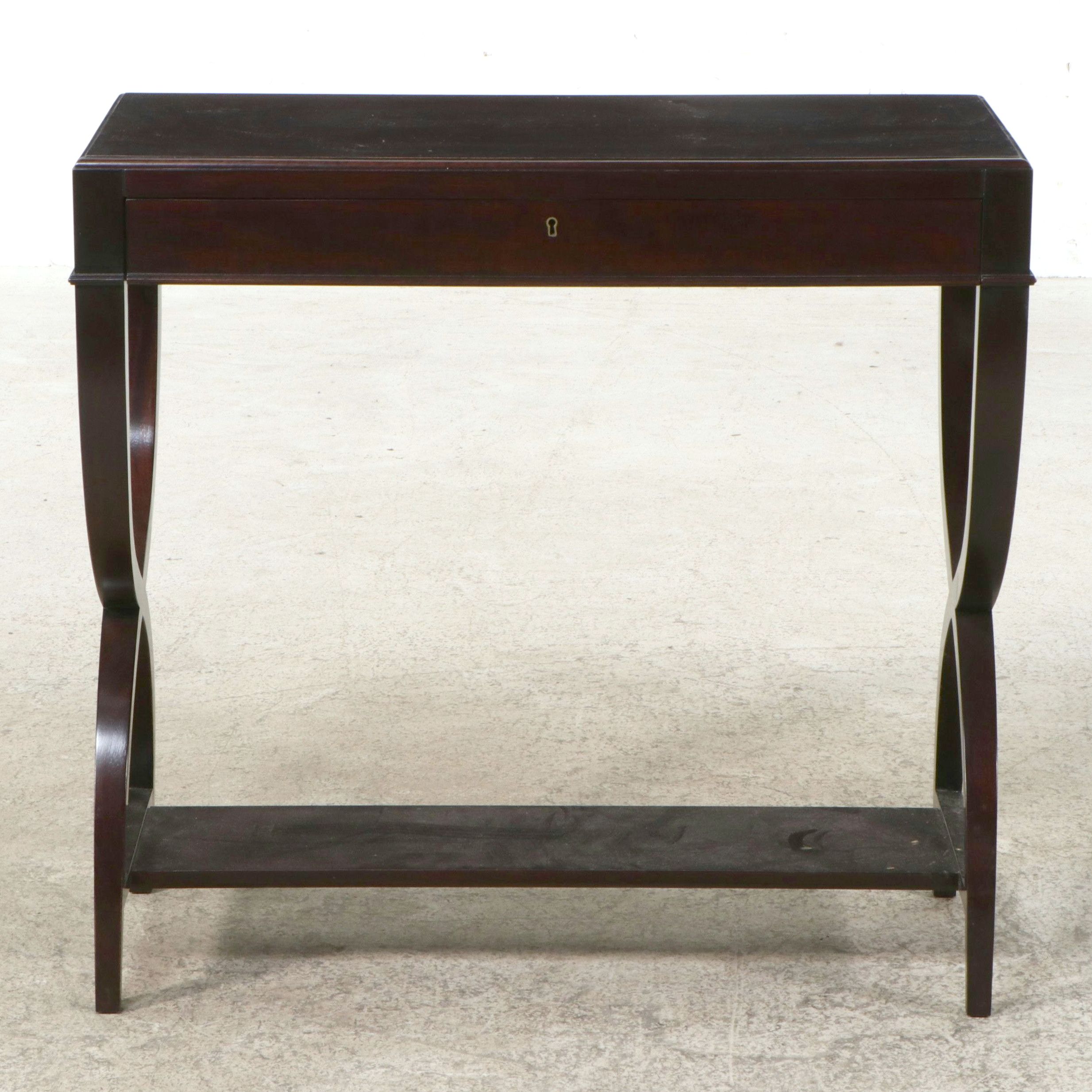Councill Curule-Base Writing Desk, Late 20th Century