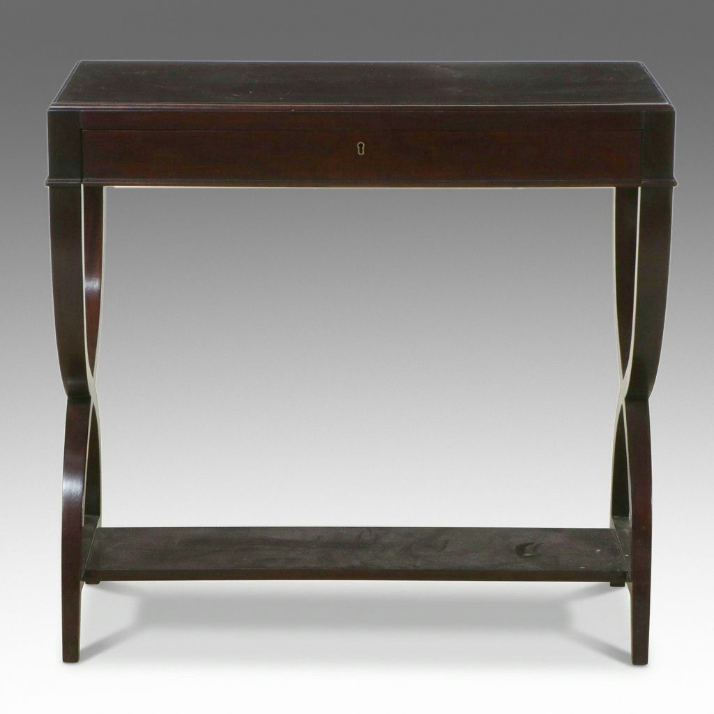 Councill Curule-Base Writing Desk, Late 20th Century