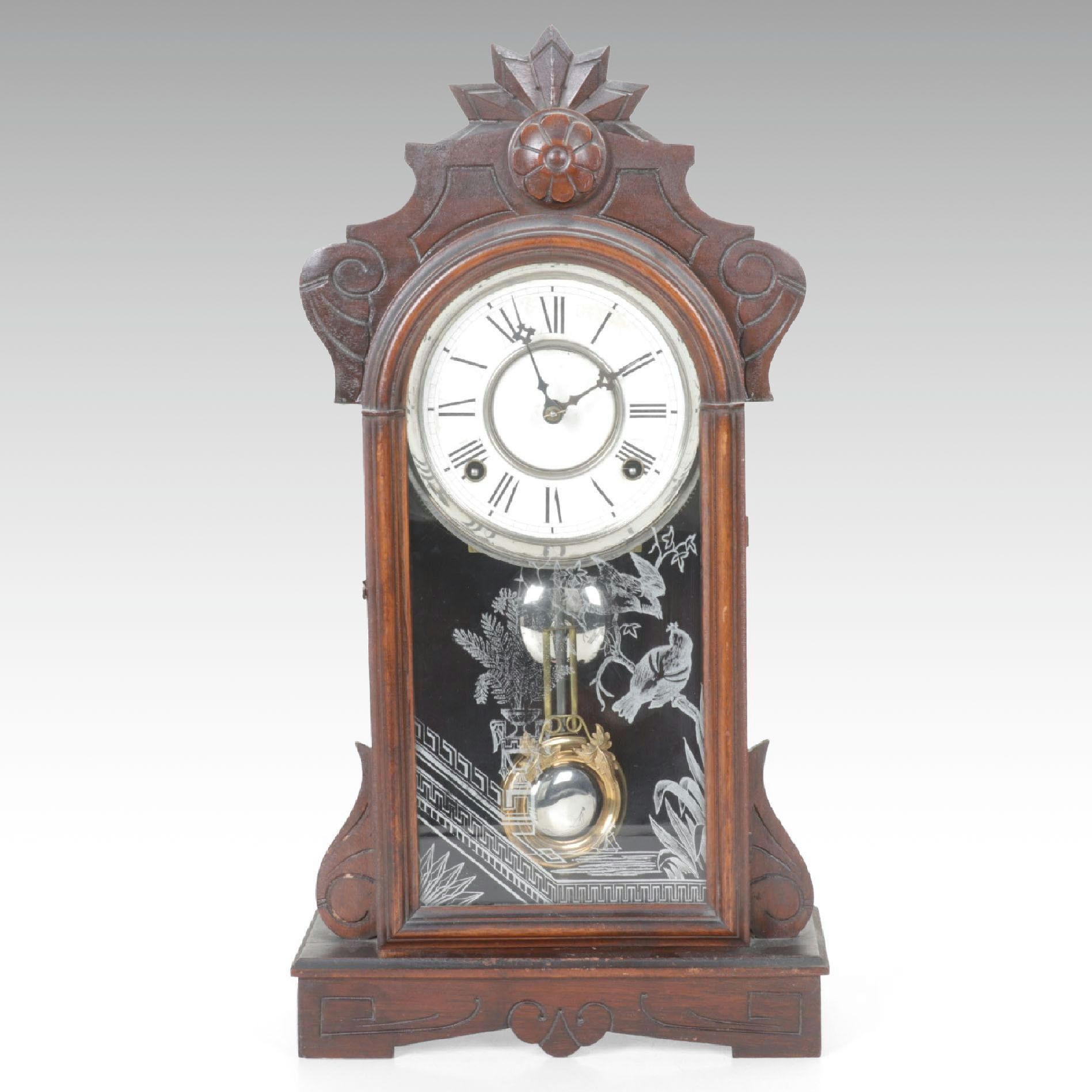 Wm. L. Gilbert Clock Co. Mantel Clock, Late 19th/Early 20th Century