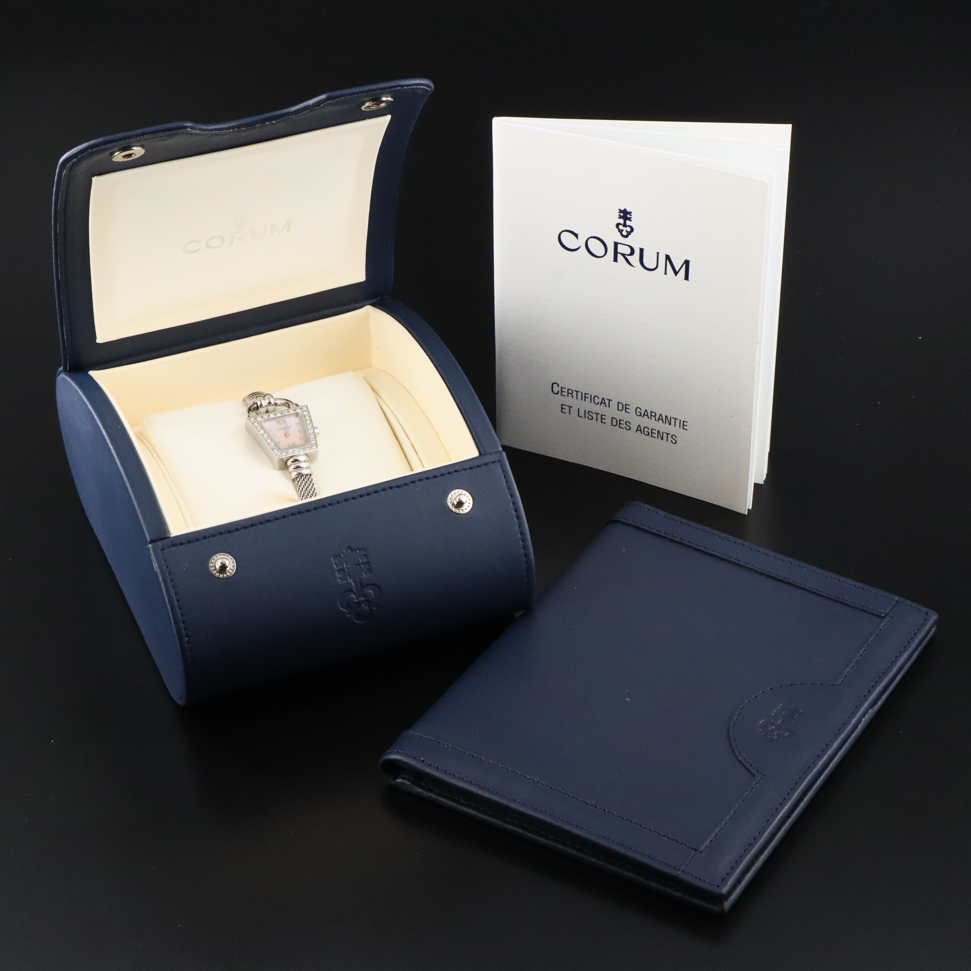 Corum Trapeze Diamond and Stainless Steel Watch