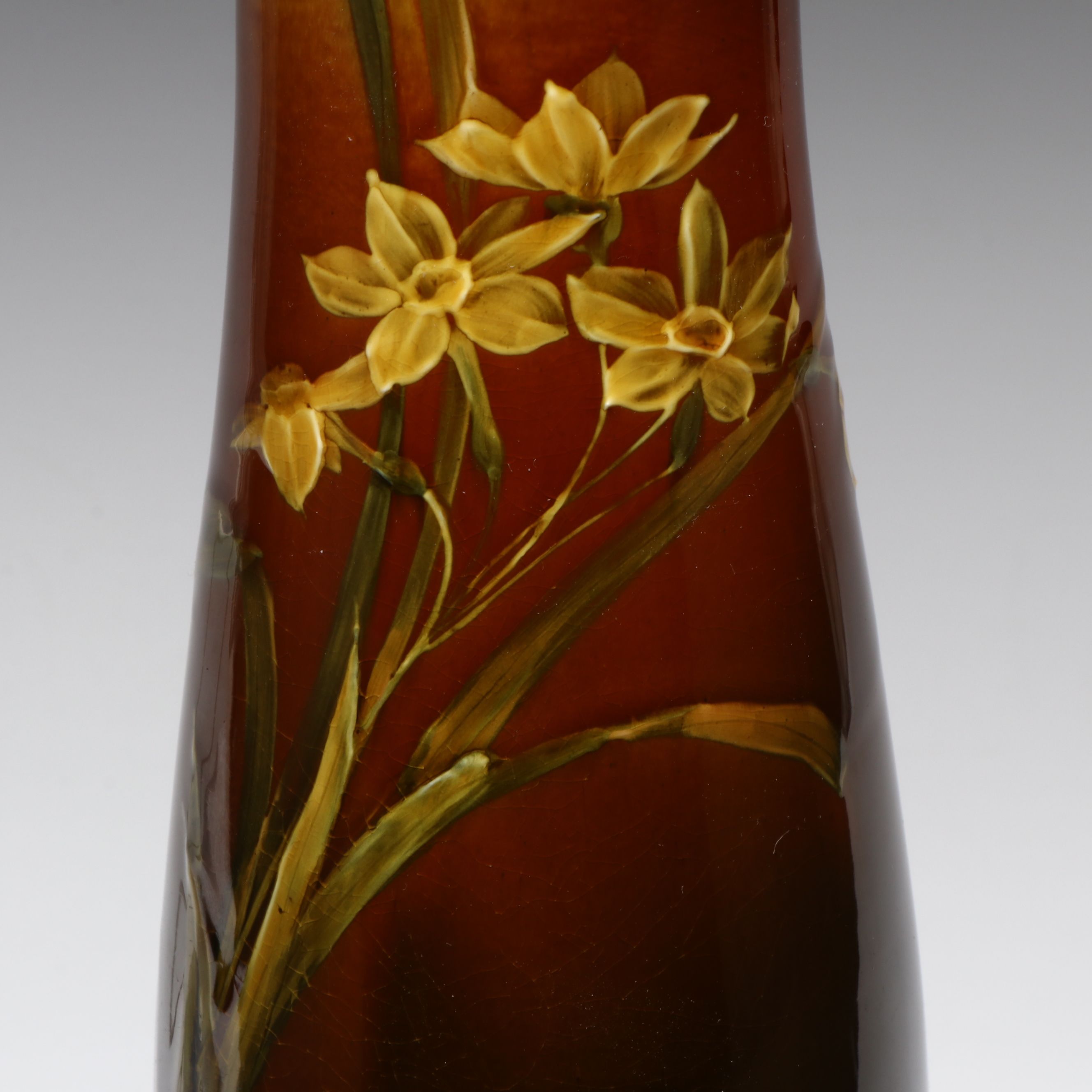 Artus Van Briggle for Rookwood Pottery Standard Glaze Vase, 1890