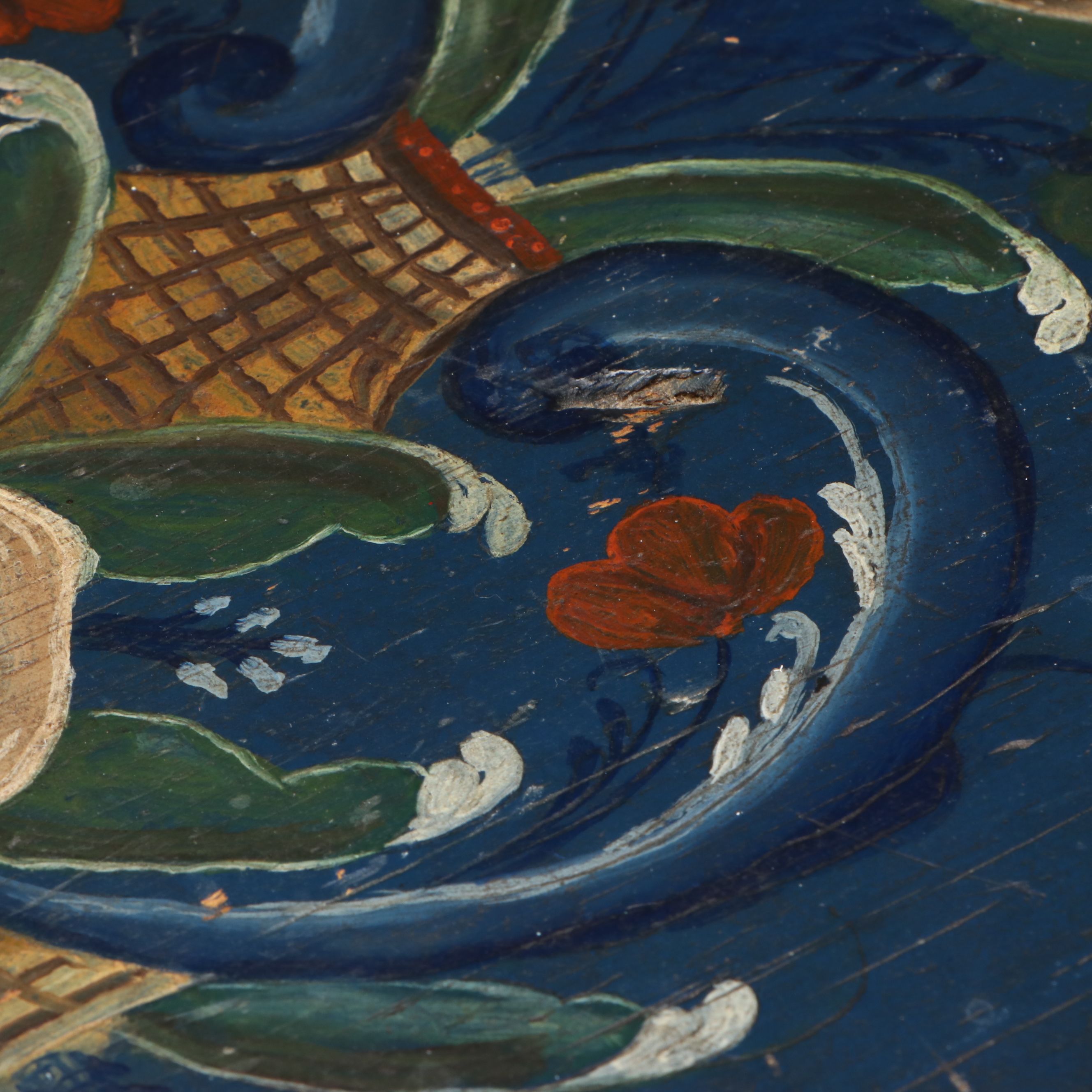 Rosemåling Wooden Dowry Chest, 1881