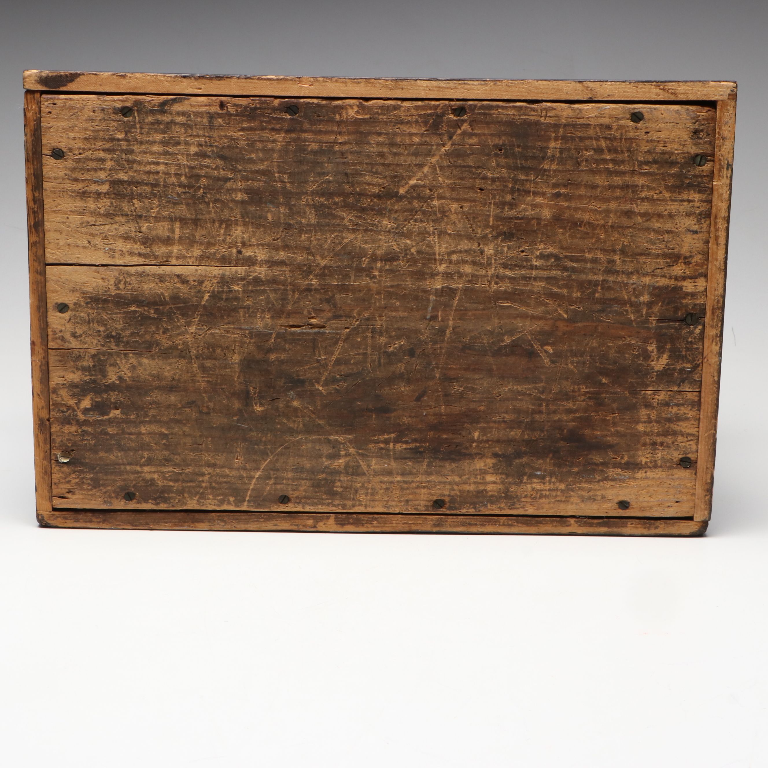 Rosemåling Wooden Dowry Chest, 1881