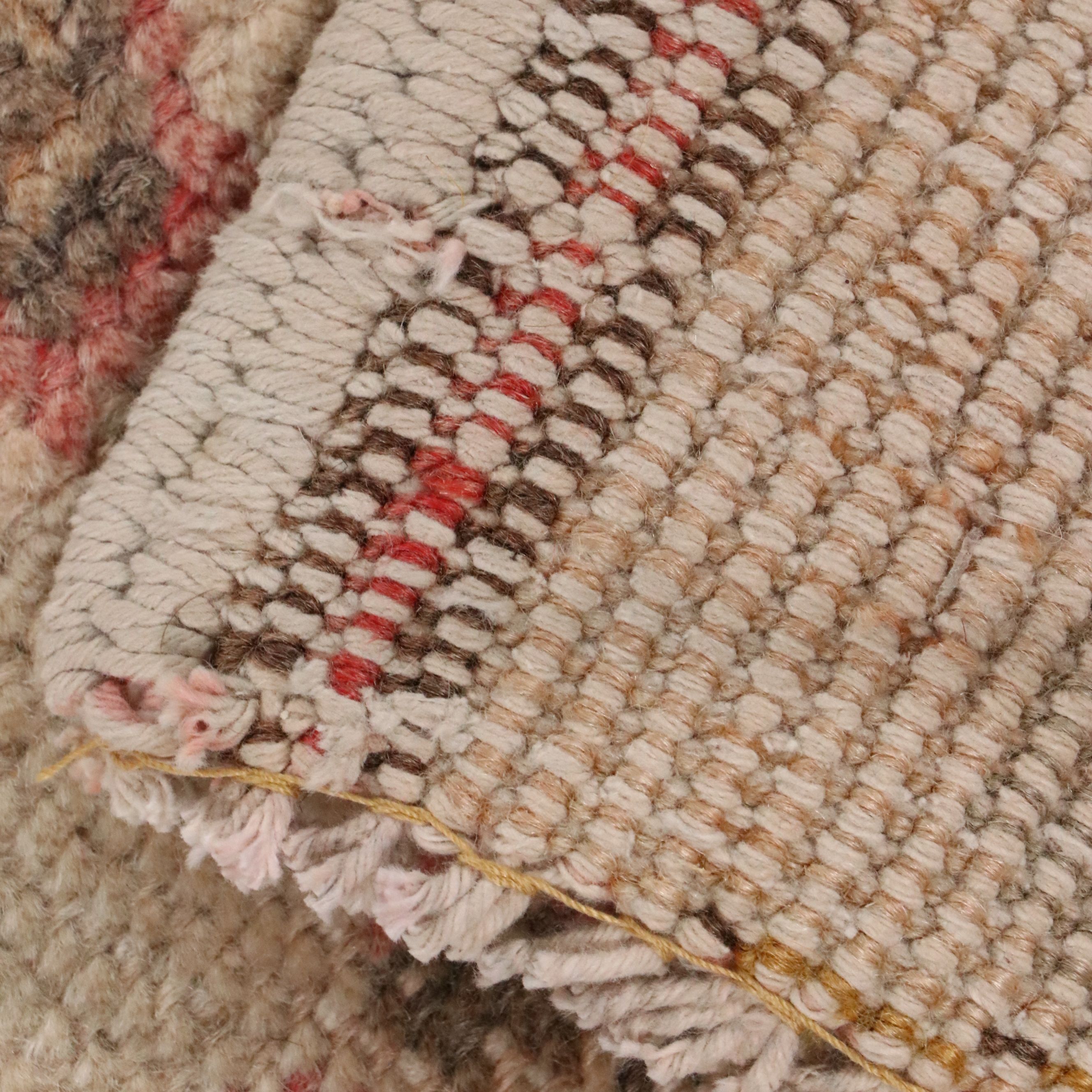 4'9 x 7'5 Hand-Knotted Turkish Oushak Area Rug