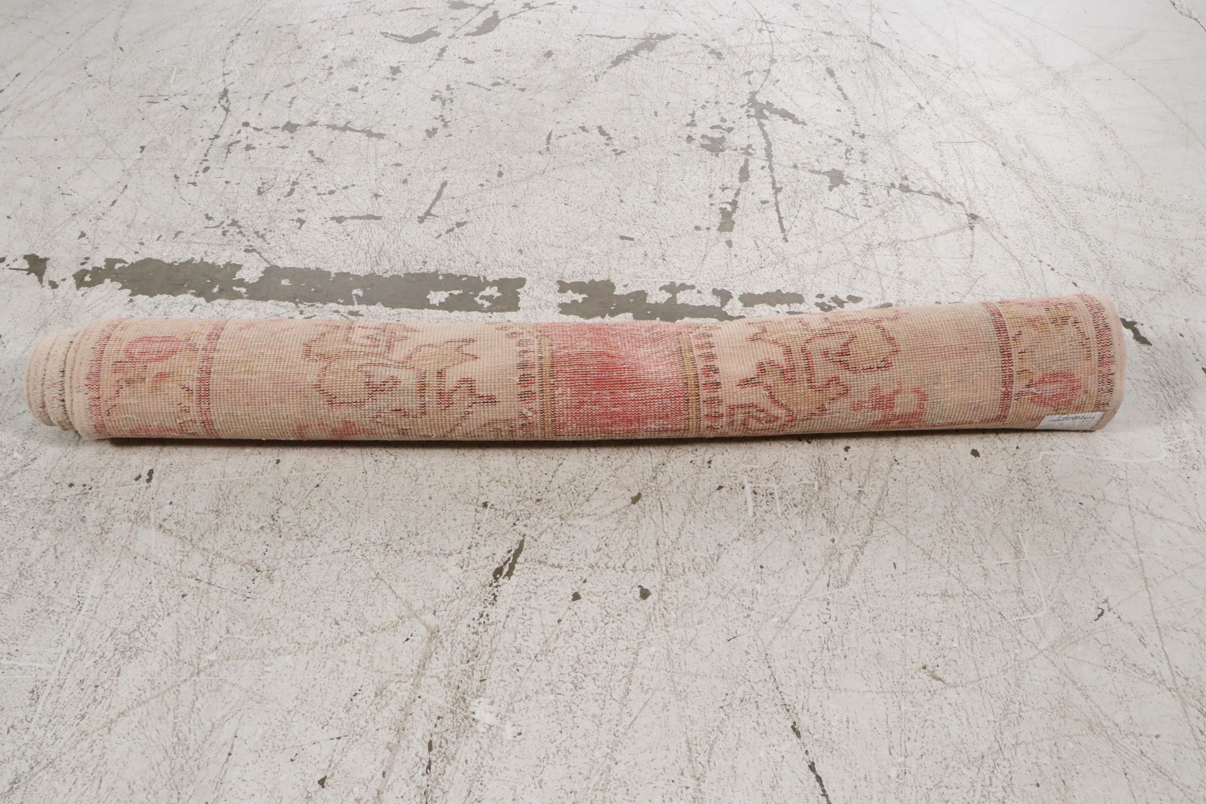 4'9 x 7'5 Hand-Knotted Turkish Oushak Area Rug