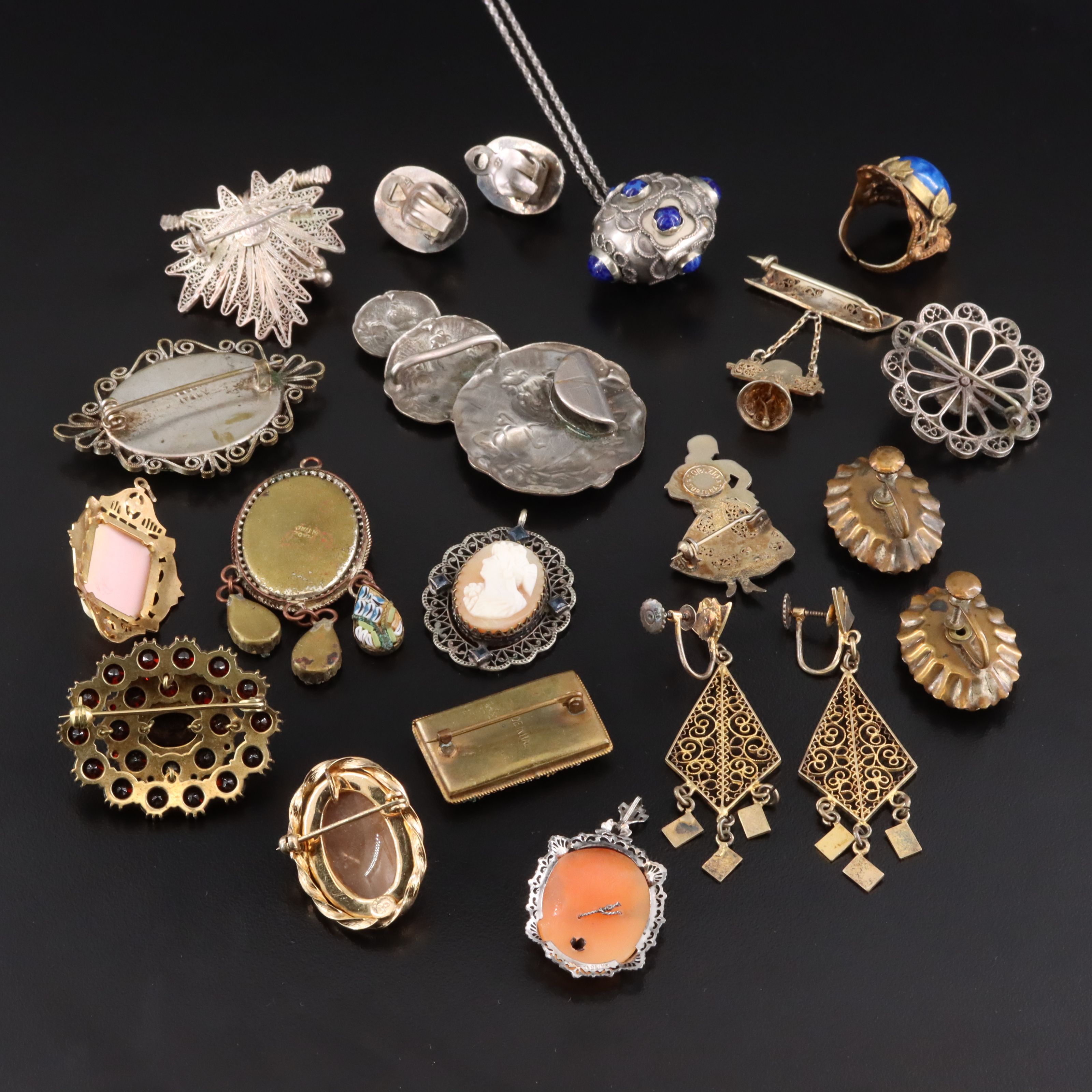 Art Nouveau, Portuguese and Garnet ft. in Vintage Jewelry