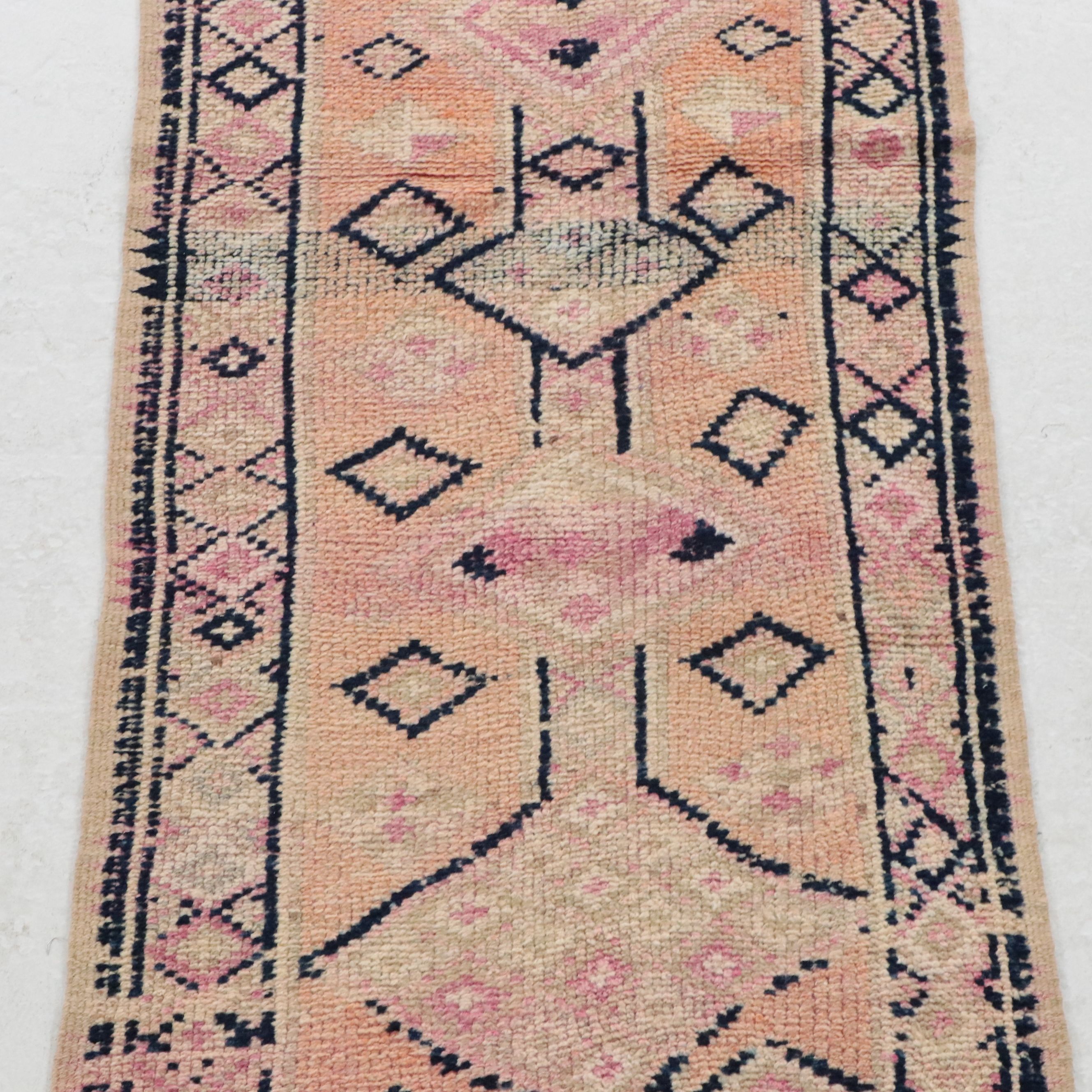 2'10 x 10'9 Hand-Knotted Turkish Anatolian Carpet Runner