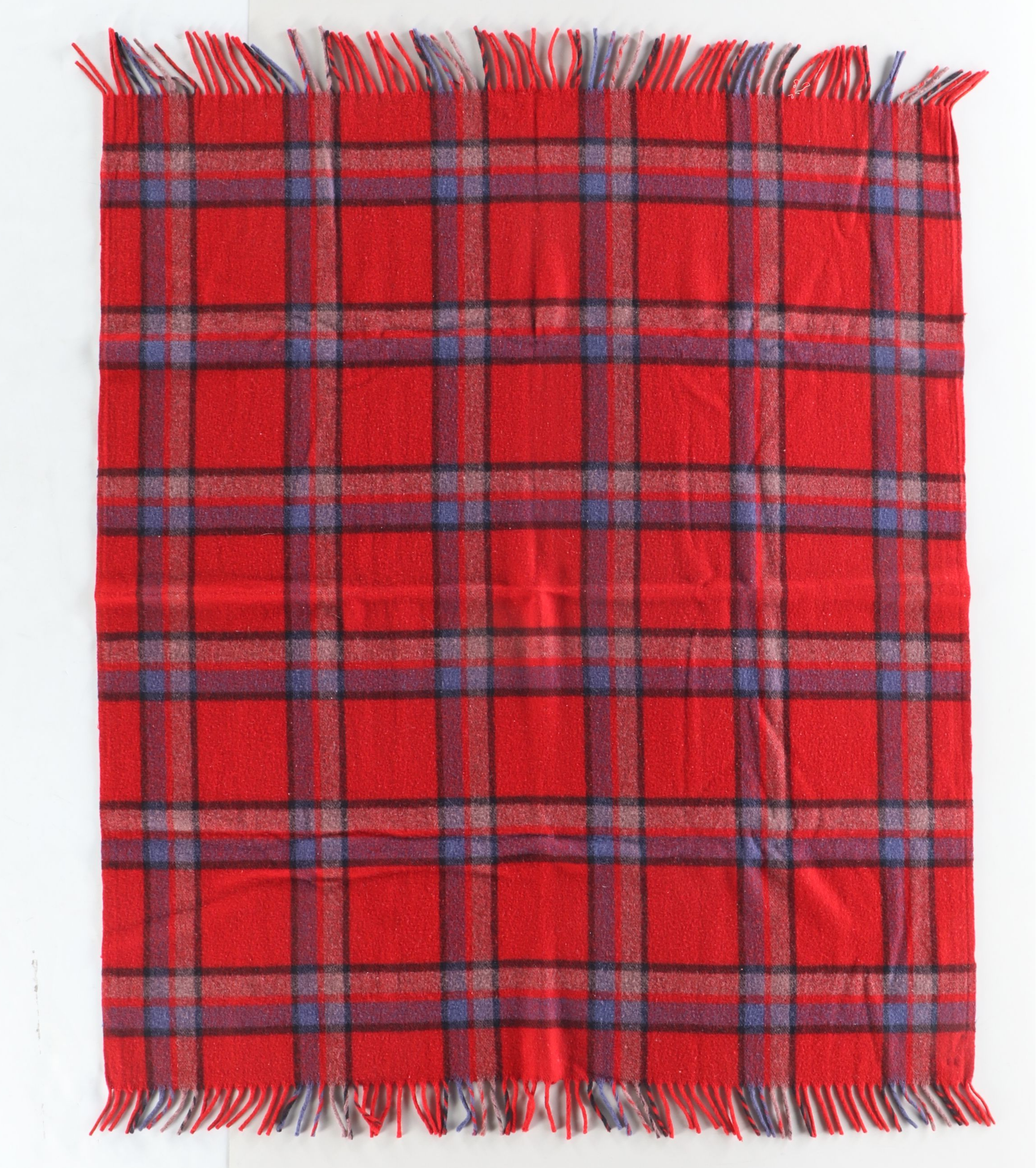 Scottish Black Watch Tartan Wool Knee Blanket with Other Plaid Throw Blanket