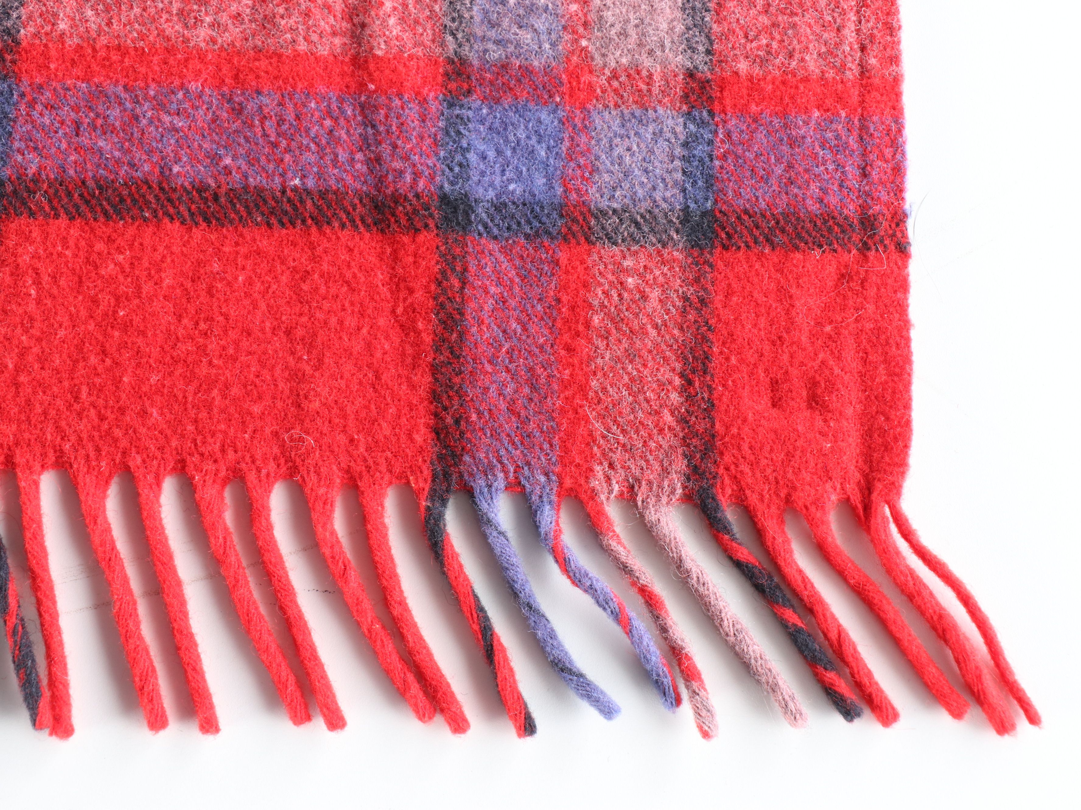 Scottish Black Watch Tartan Wool Knee Blanket with Other Plaid Throw Blanket